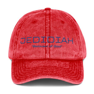 JEDIDIAH Vintage Cotton Twill Cap