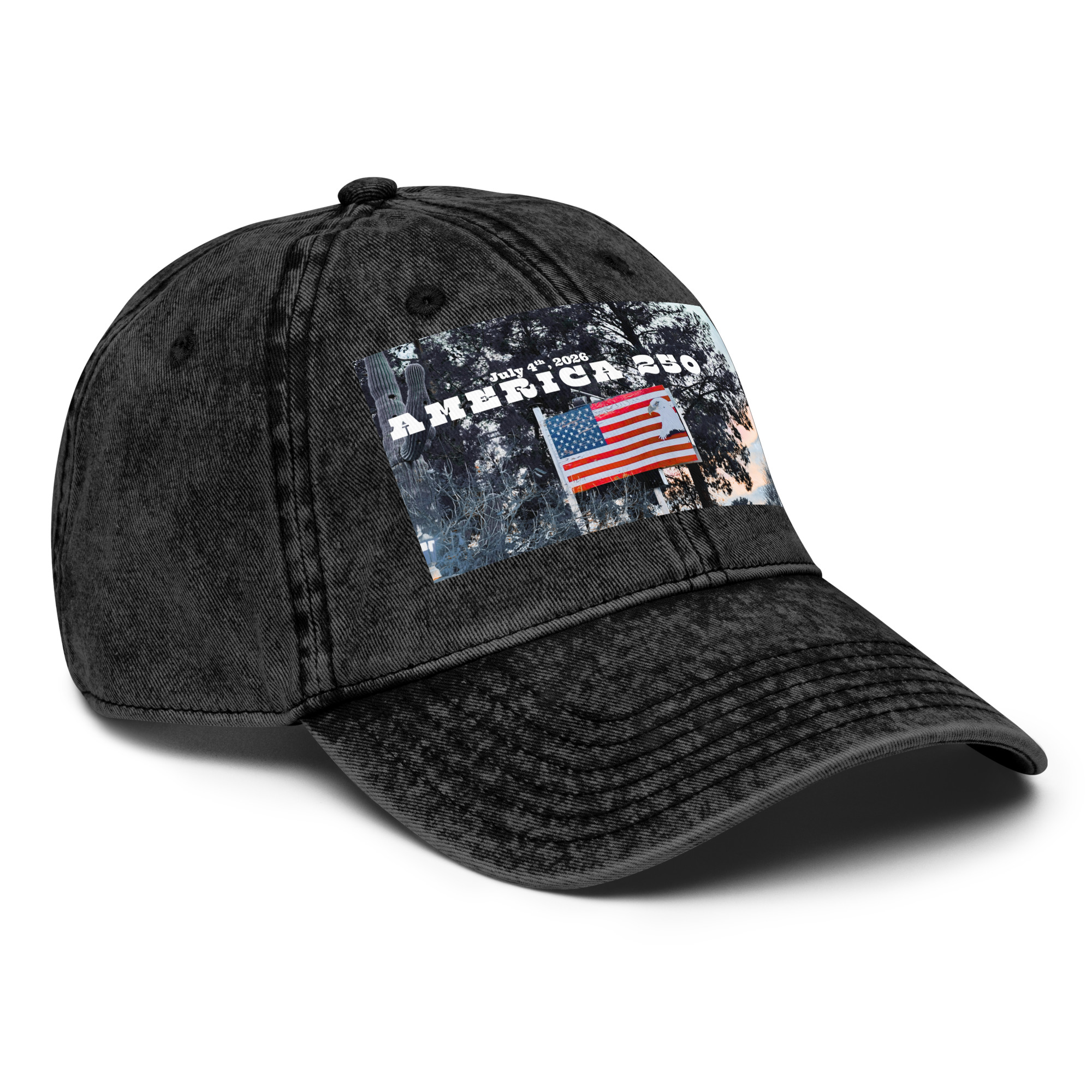 World Hippie America 250 Vintage Cotton Twill Cap, hats category