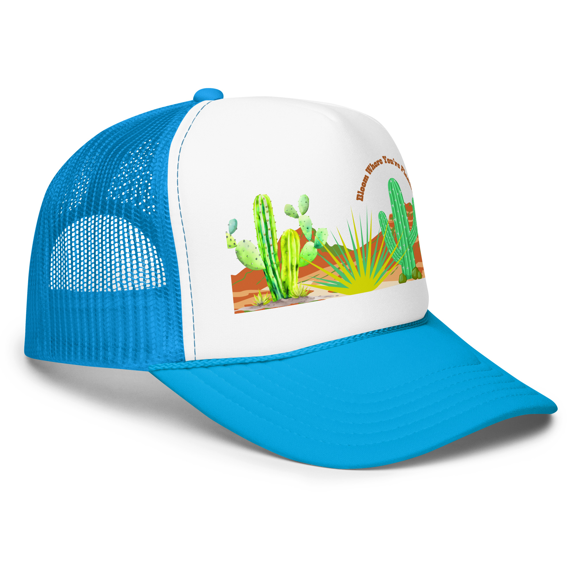 'Bloom' 2 Foam trucker hat - Image 13