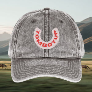TOMBOYUP Embroidered Vintage Cotton Twill Cap