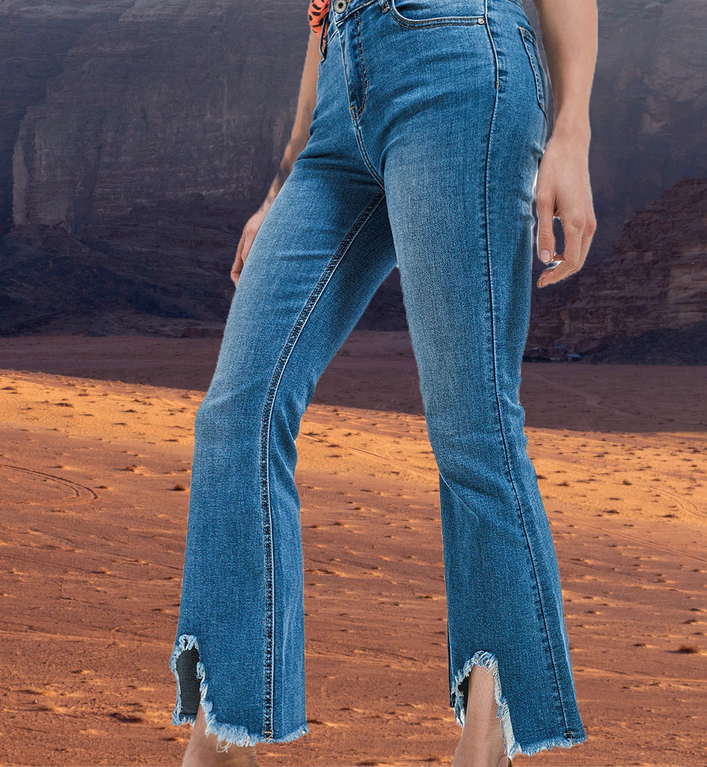 World Hippie Dusty Trail Kick Flare, multiple sizes, bottoms/denim category