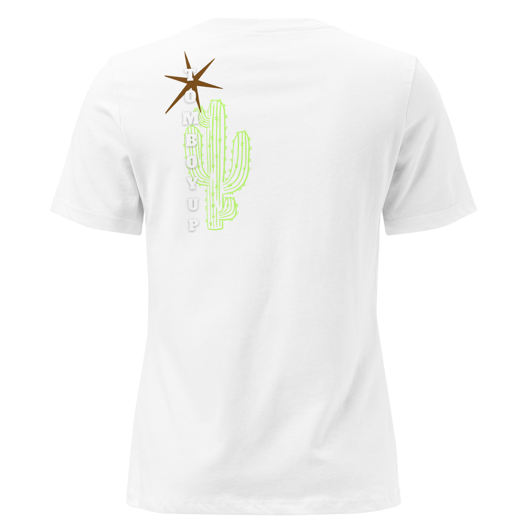 World Hippie Cactus Women's Relaxed T-Shirt, multiple sizes, tees category