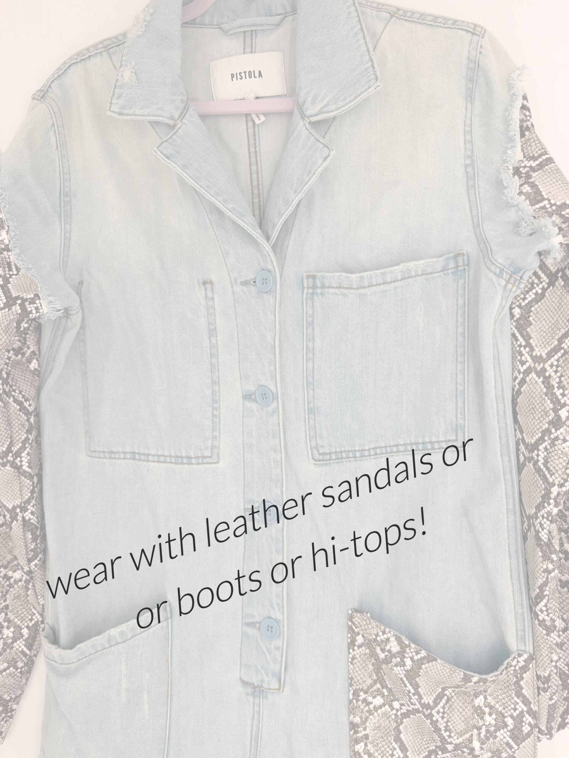 World Hippie PISTOLA & WORLD HIPPIE Denim Playsuit, bottoms/denim category