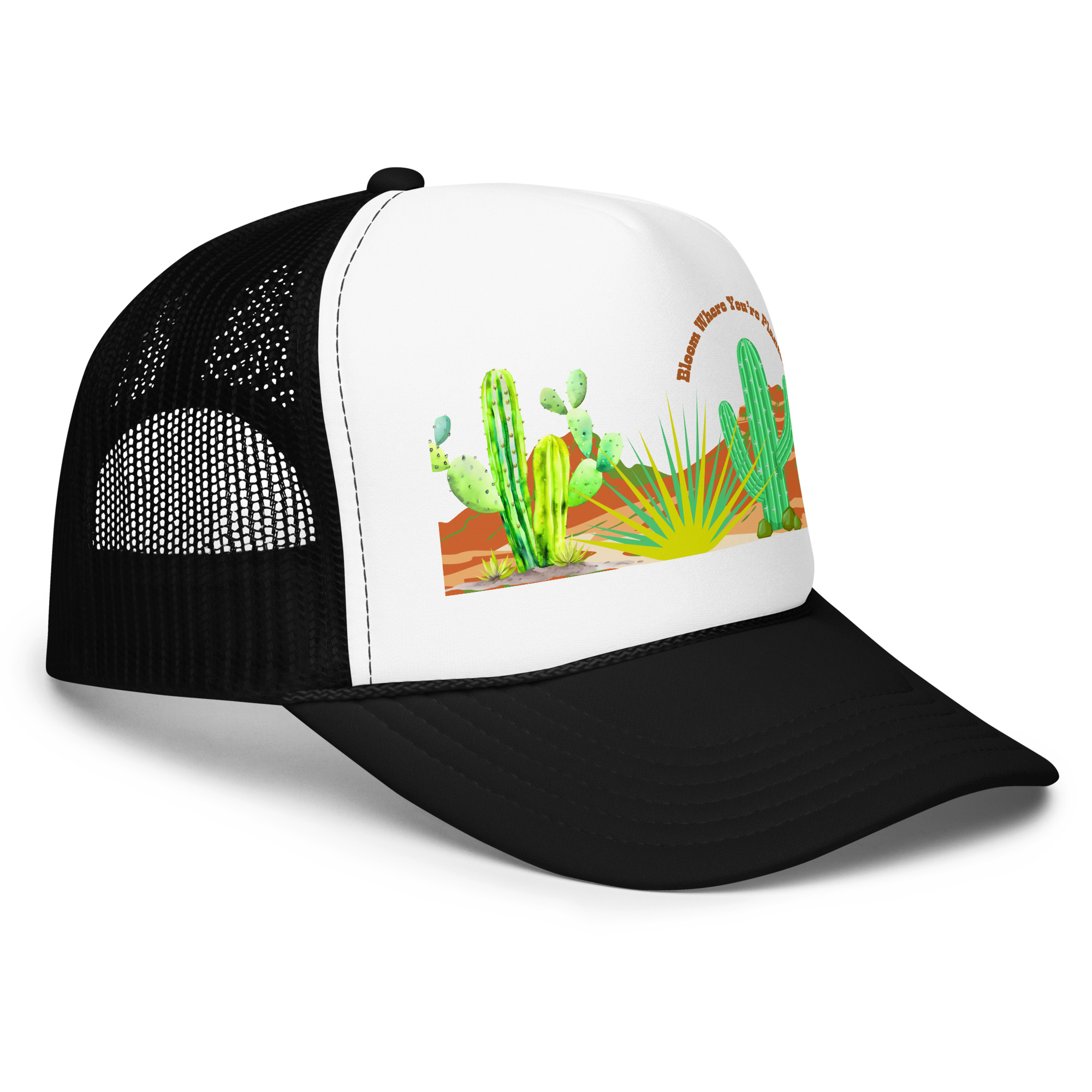 'Bloom' 2 Foam trucker hat - Image 15