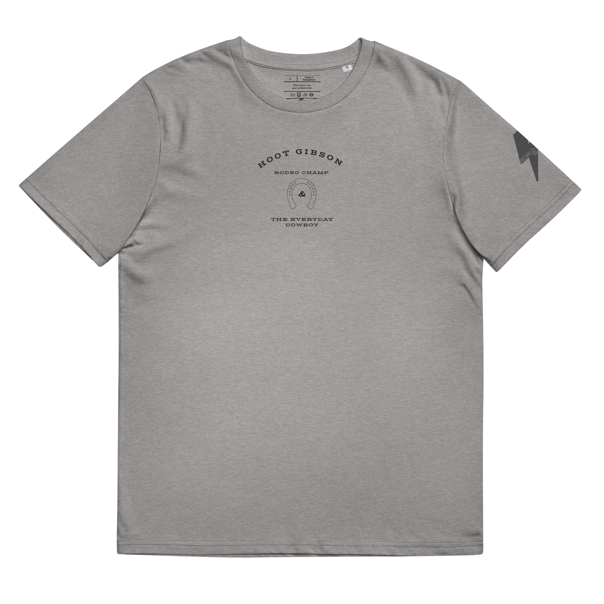 World Hippie Unisex Organic Ribbed Neck T-Shirt, multiple sizes, tees category