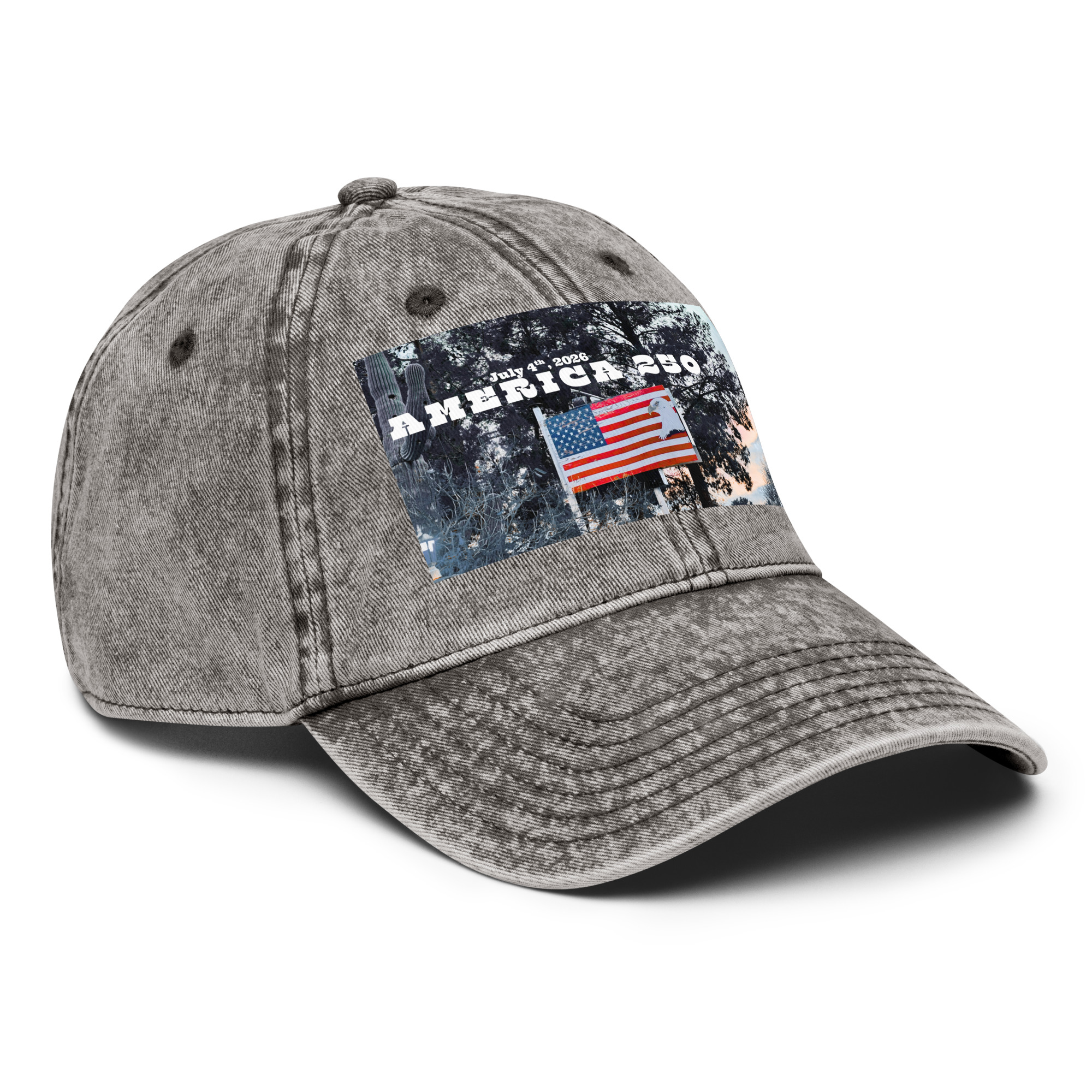 World Hippie America 250 Vintage Cotton Twill Cap, hats category