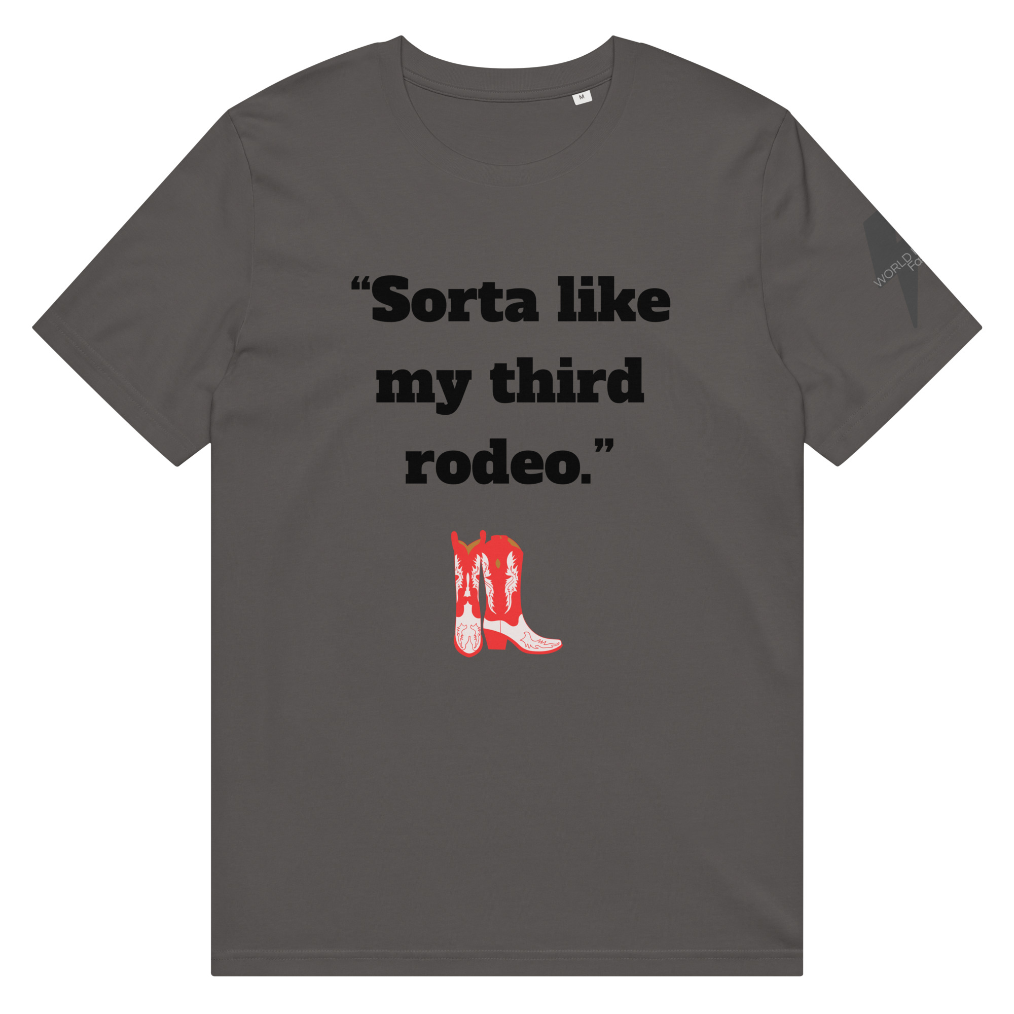 World Hippie Third Rodeo Organic Mid-Light T-Shirt, multiple sizes, tees category