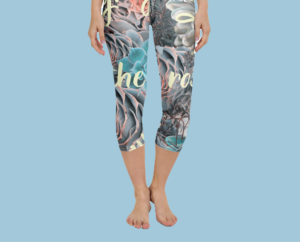 The Gray Rose Yoga Capri Leggings