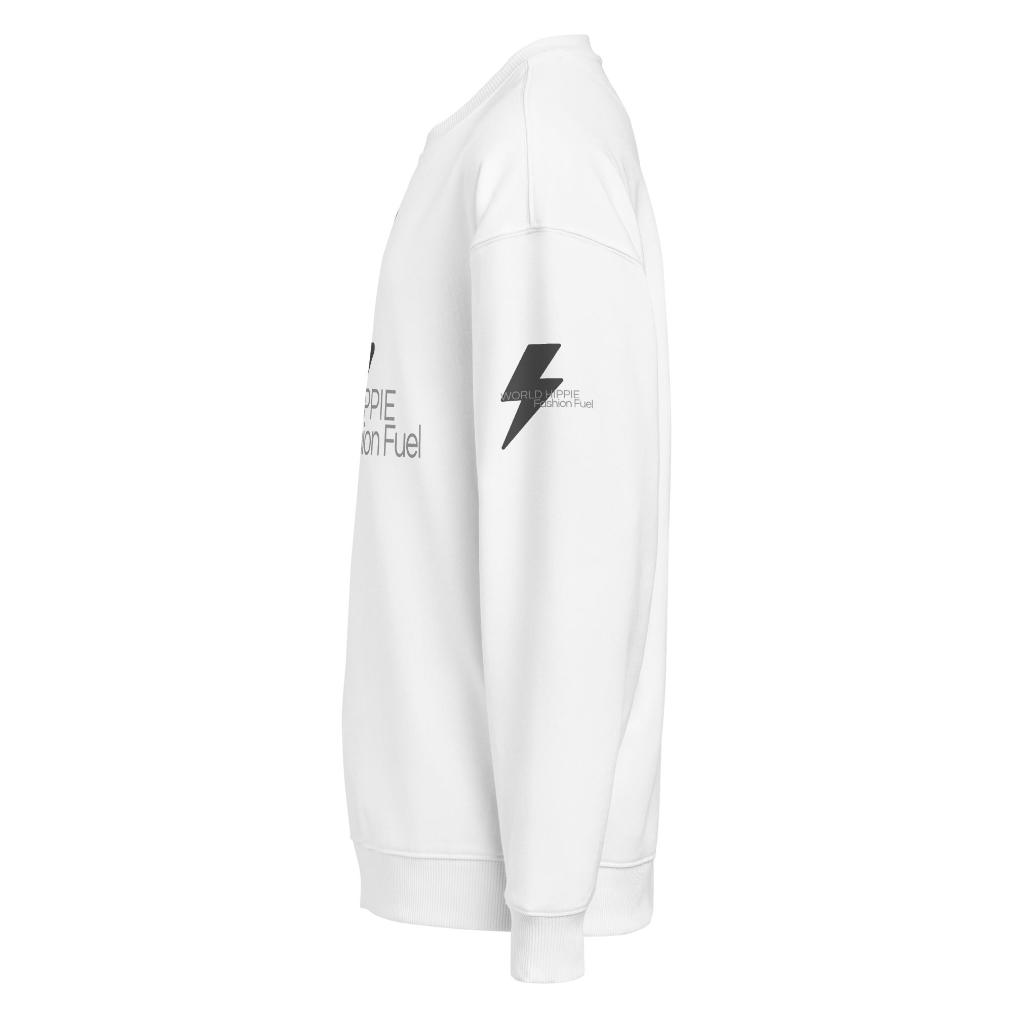 World Hippie WH Gray Logo Organic Oversized Sweatshirt, in gray, multiple sizes, hoodies/sweatshirts category