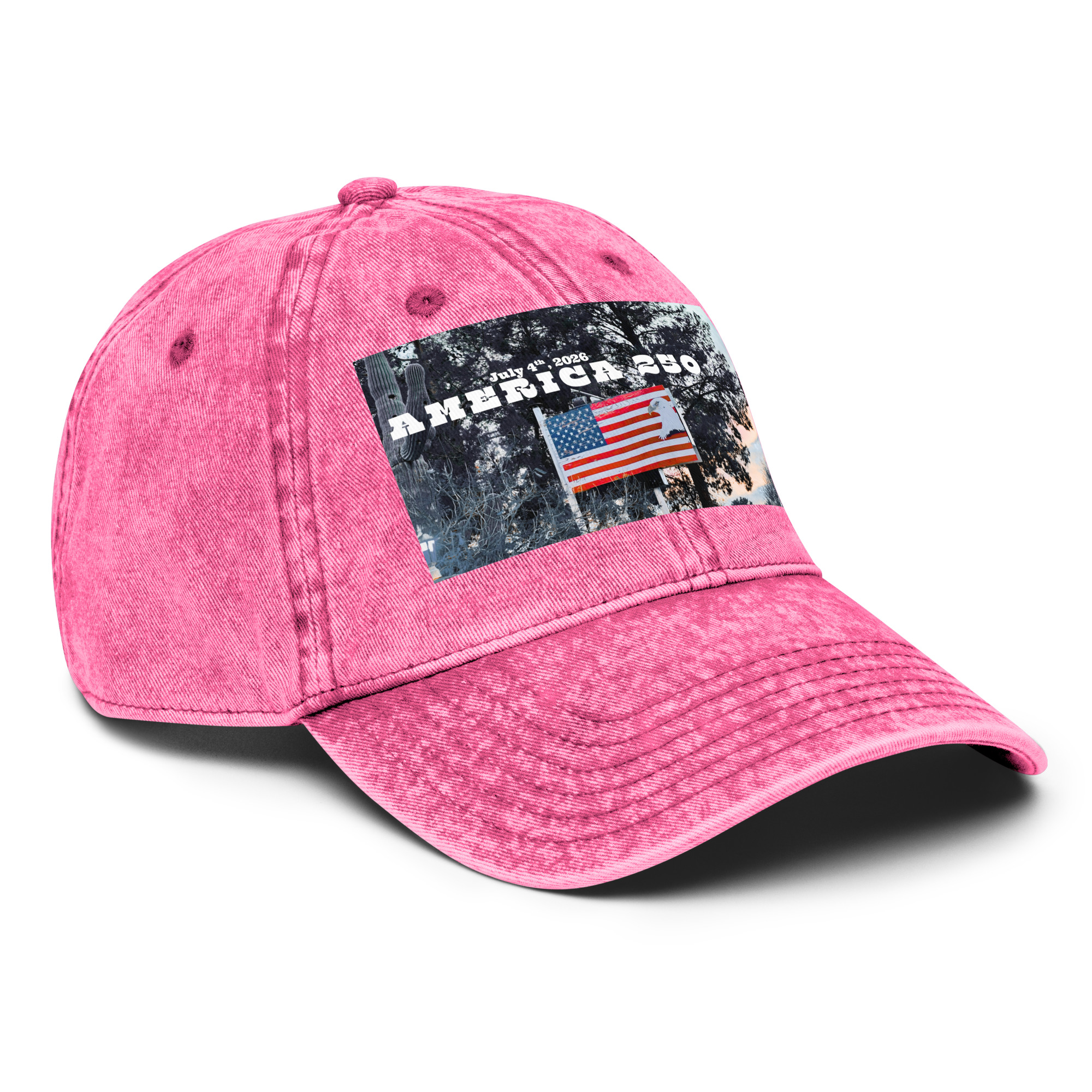 World Hippie America 250 Vintage Cotton Twill Cap, hats category