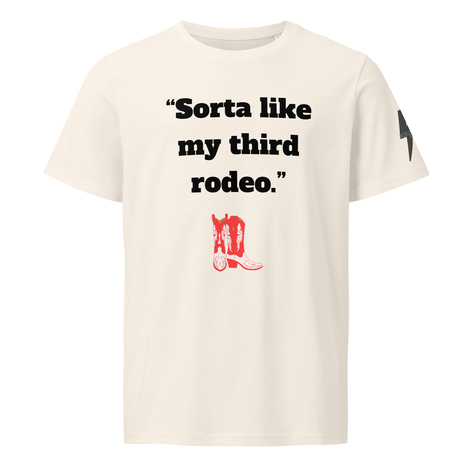 World Hippie Third Rodeo Organic Mid-Light T-Shirt, multiple sizes, tees category