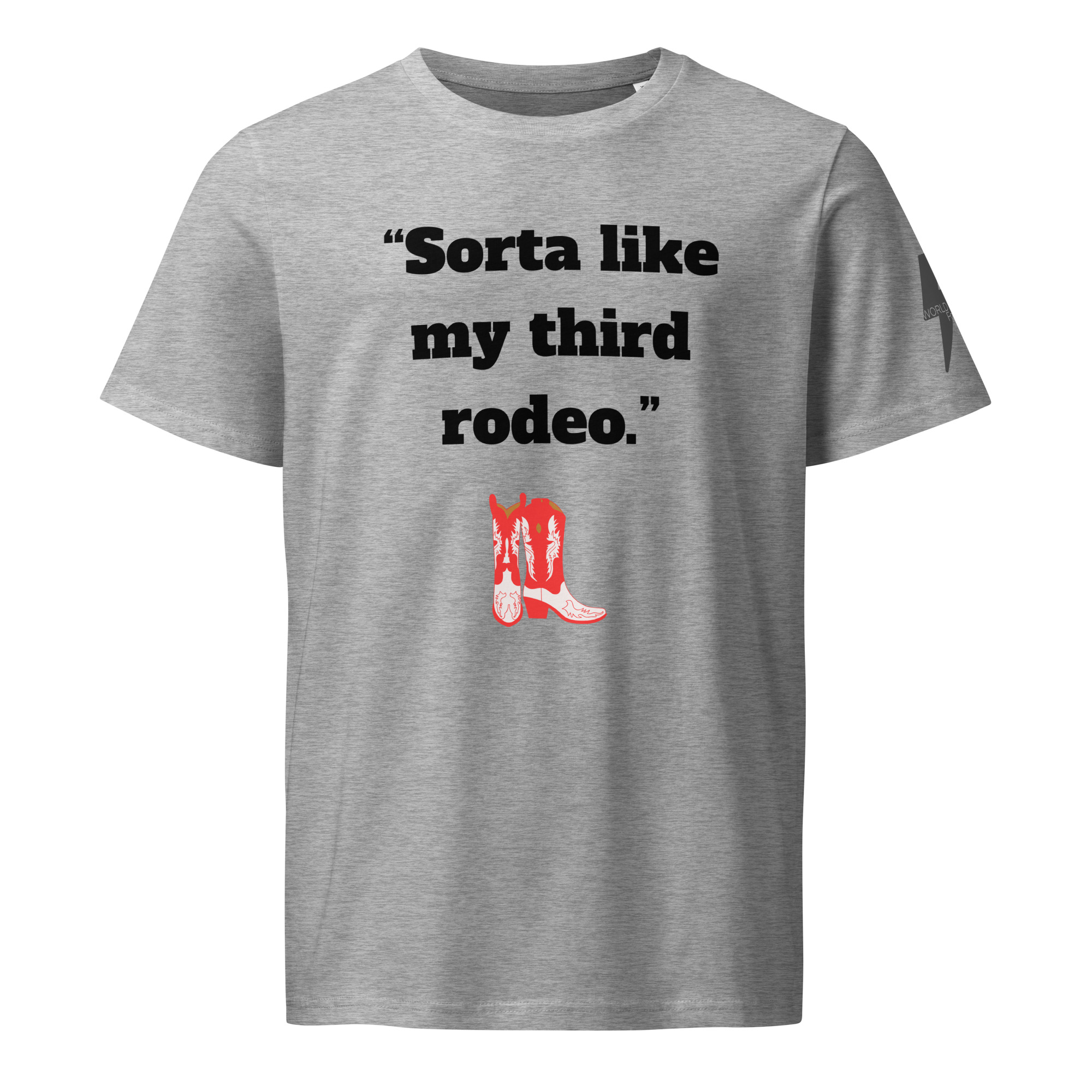 World Hippie Third Rodeo Organic Mid-Light T-Shirt, multiple sizes, tees category