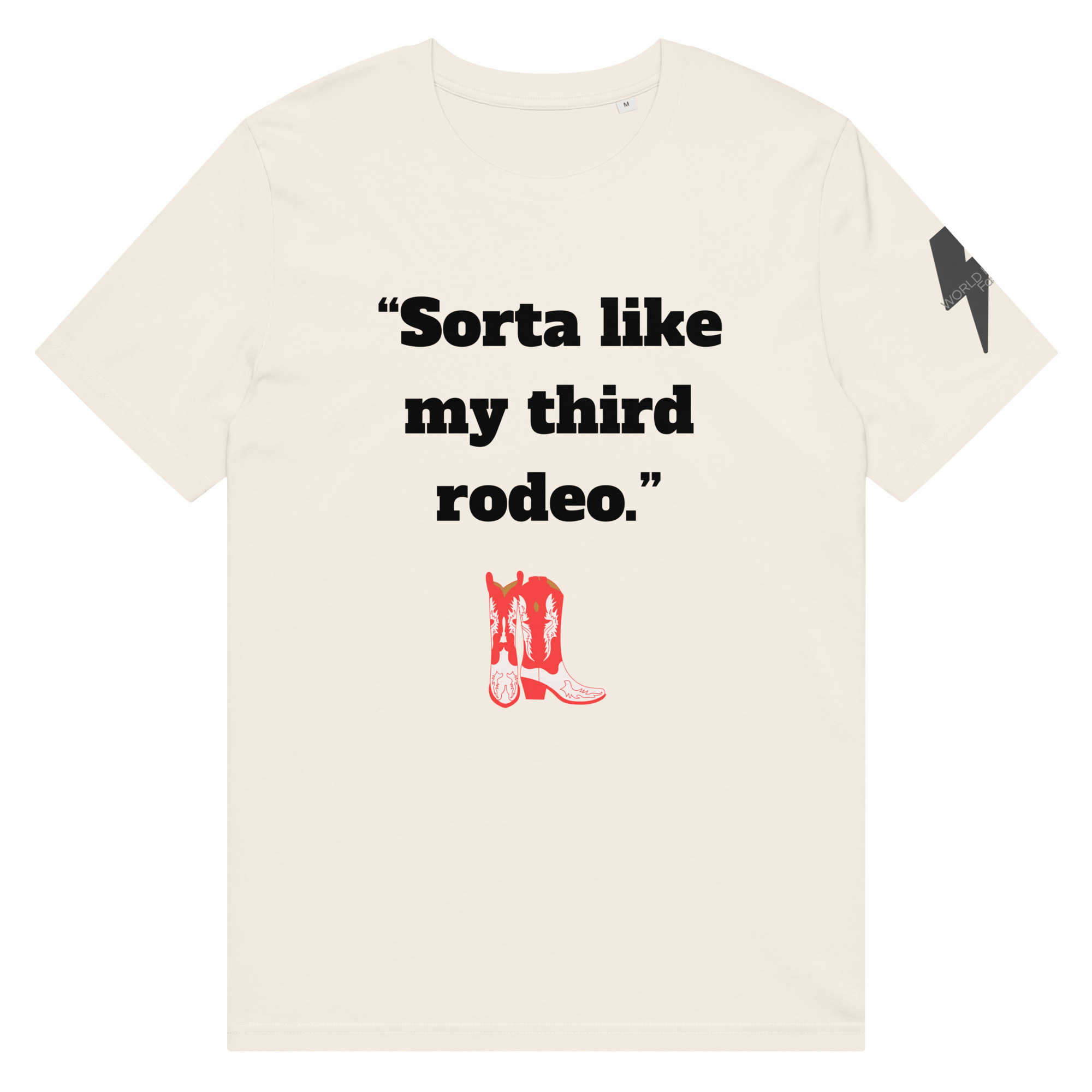 World Hippie Third Rodeo Organic Mid-Light T-Shirt, multiple sizes, tees category