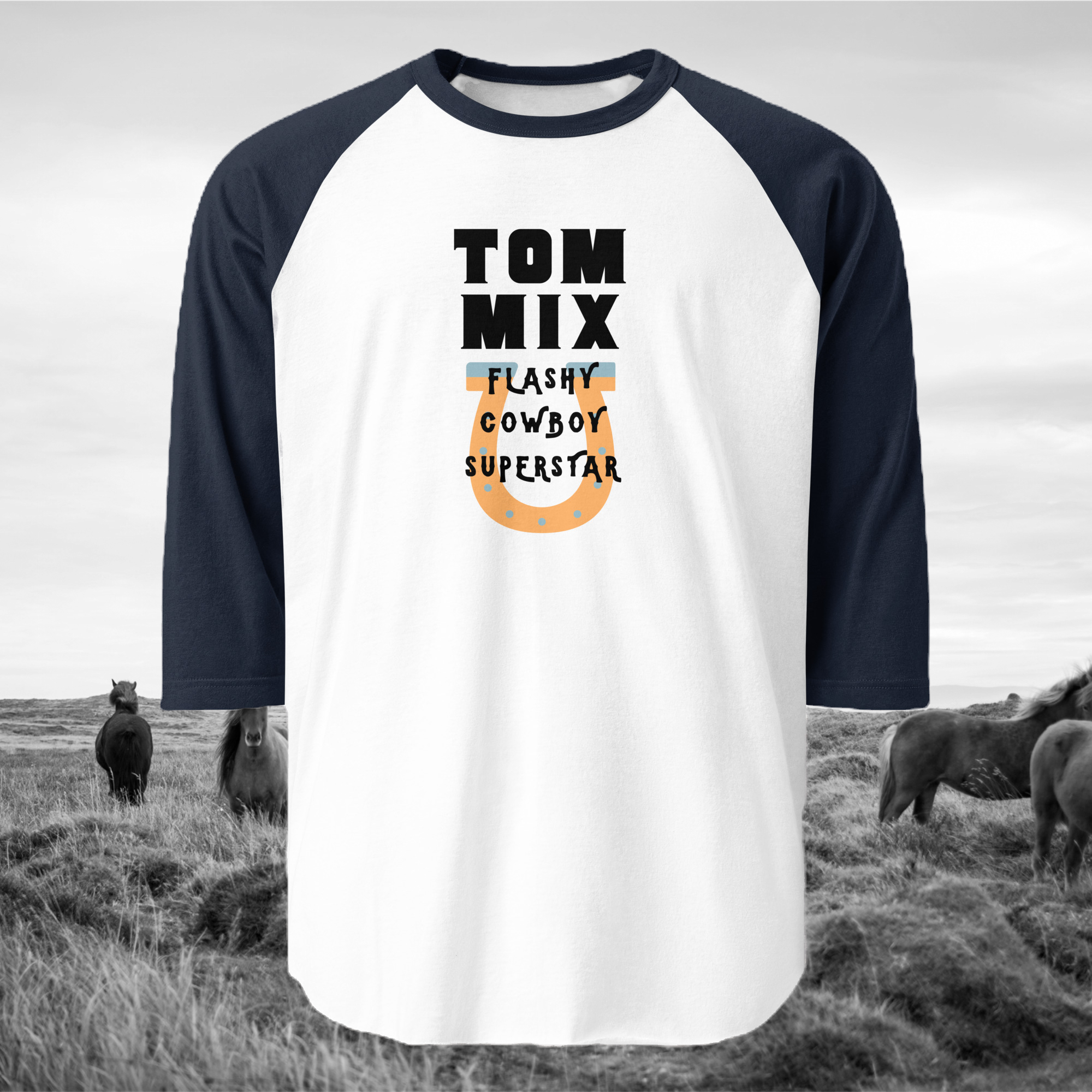 World Hippie TOM MIX Baseball Tee, multiple sizes, tees category
