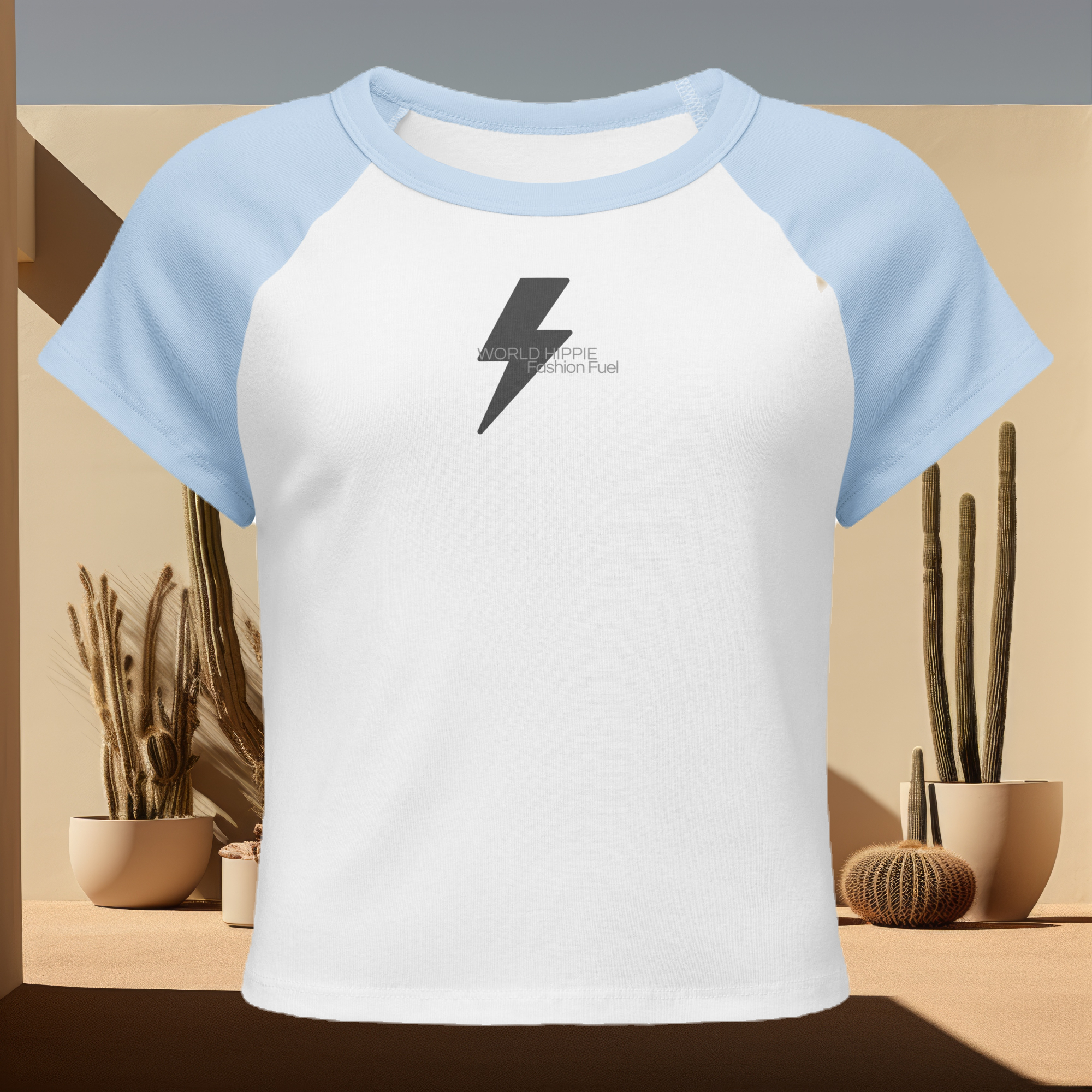 World Hippie W.H. Logo Crop Baby Tee, multiple sizes, tees category