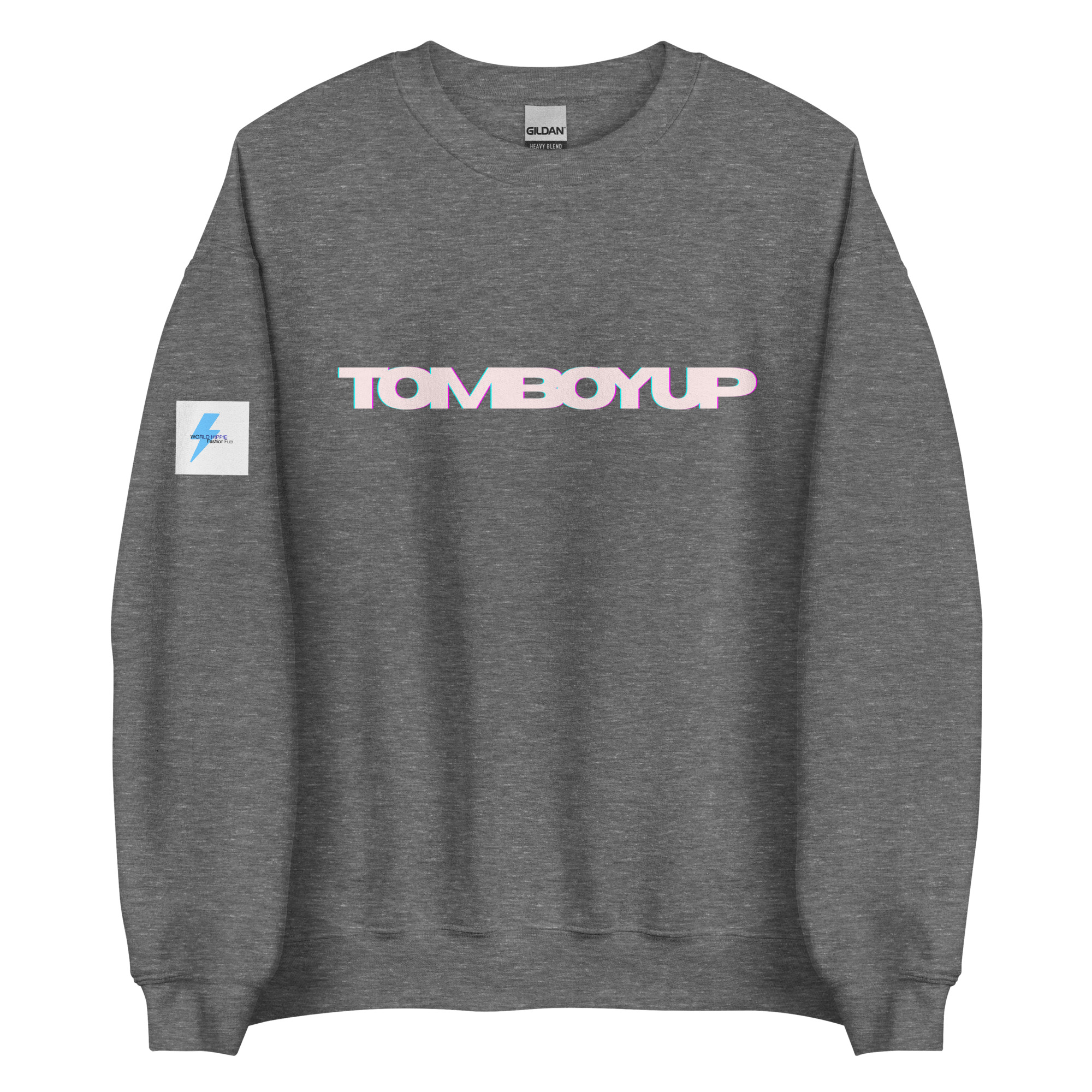 World Hippie TOMBOYUP Unisex Sweatshirt, multiple sizes, hoodies/sweatshirts category
