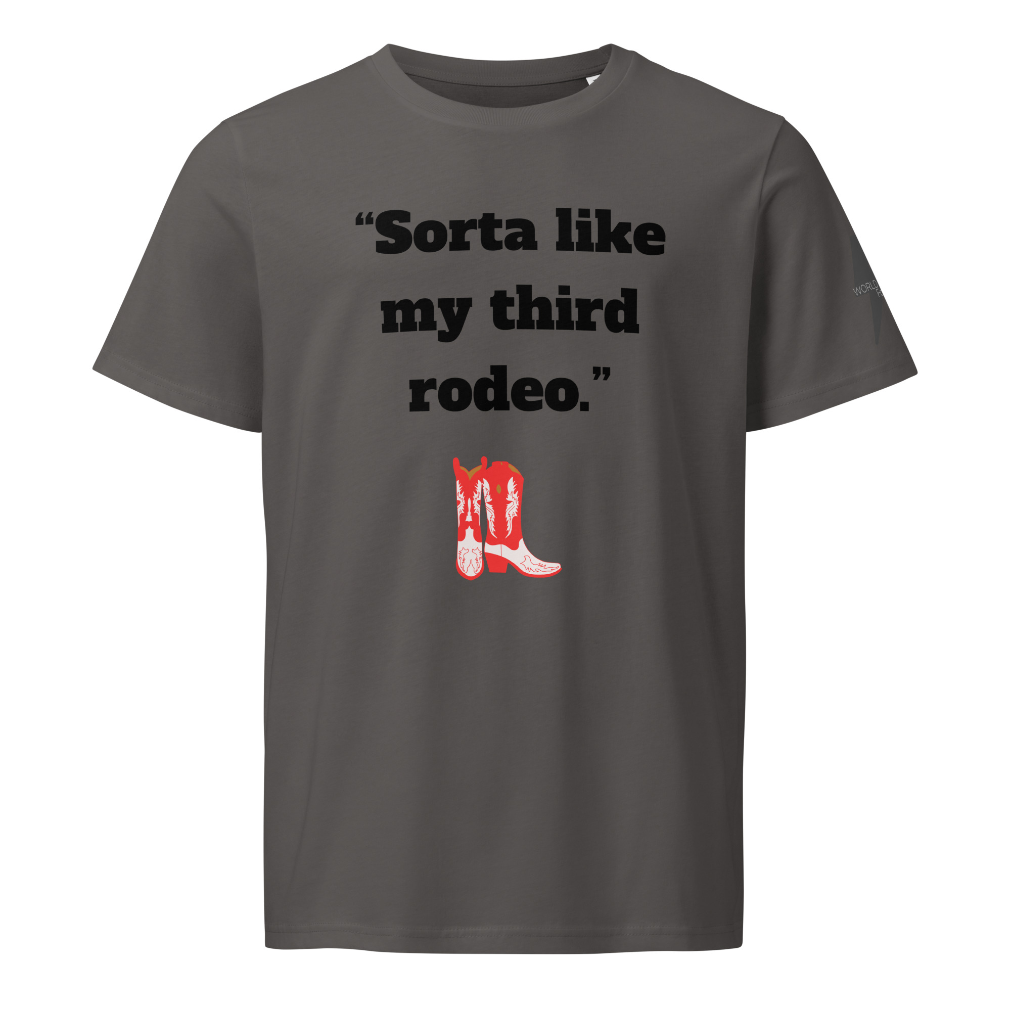 World Hippie Third Rodeo Organic Mid-Light T-Shirt, multiple sizes, tees category