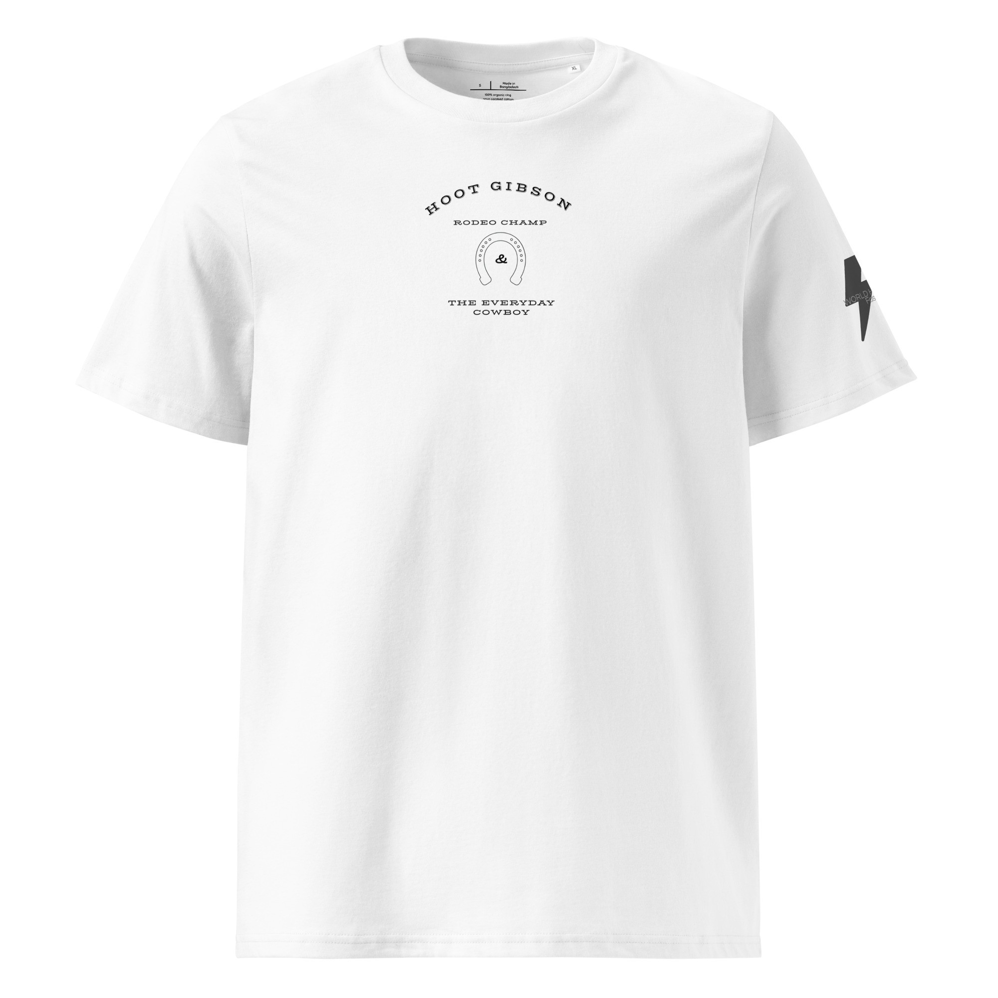 World Hippie Unisex Organic Ribbed Neck T-Shirt, multiple sizes, tees category