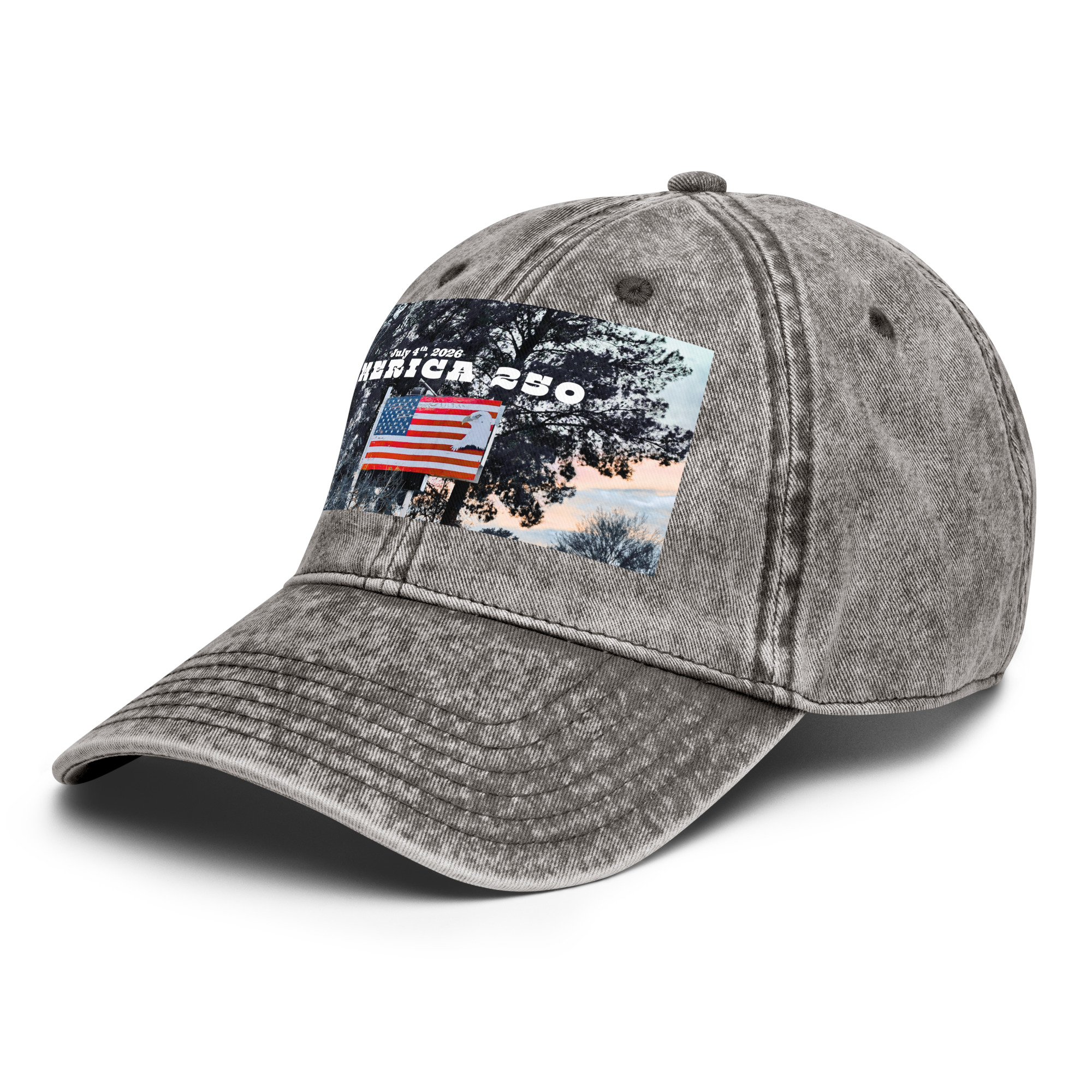 World Hippie America 250 Vintage Cotton Twill Cap, hats category
