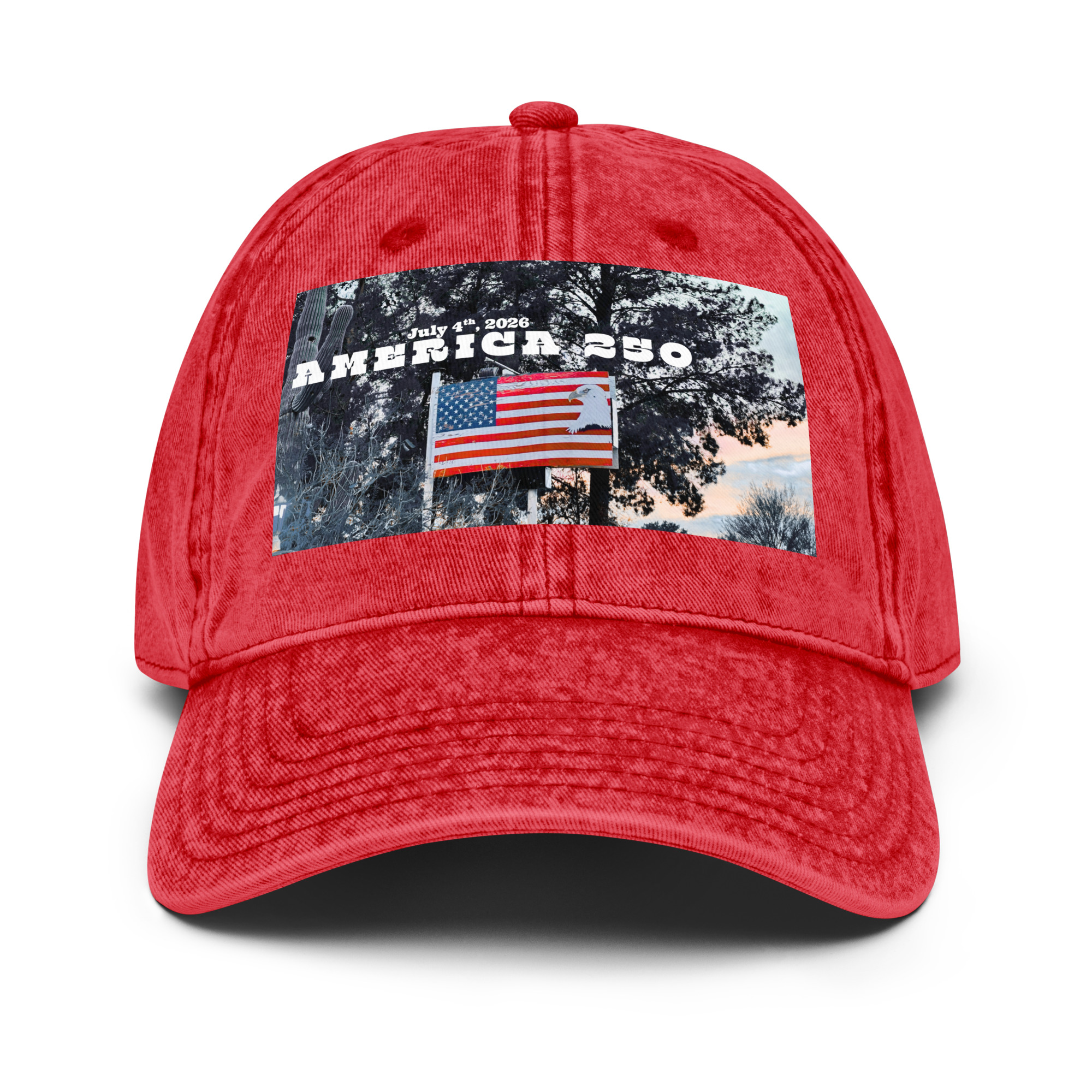 World Hippie America 250 Vintage Cotton Twill Cap, hats category