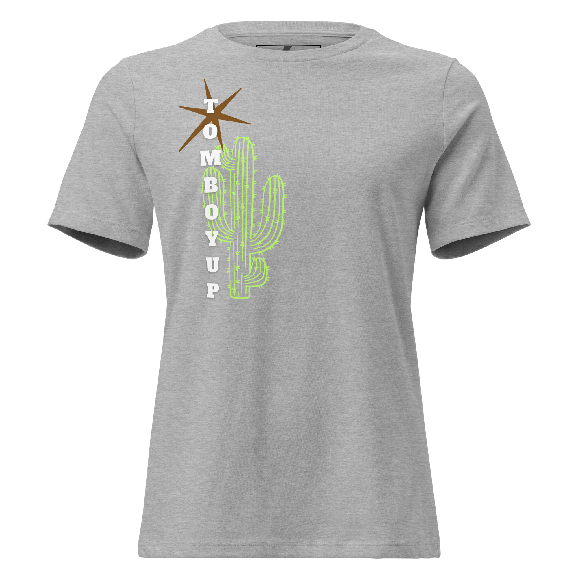 World Hippie Cactus Women's Relaxed T-Shirt, multiple sizes, tees category