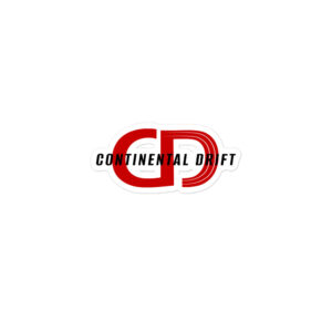 Continental Drift Sticker 3x3