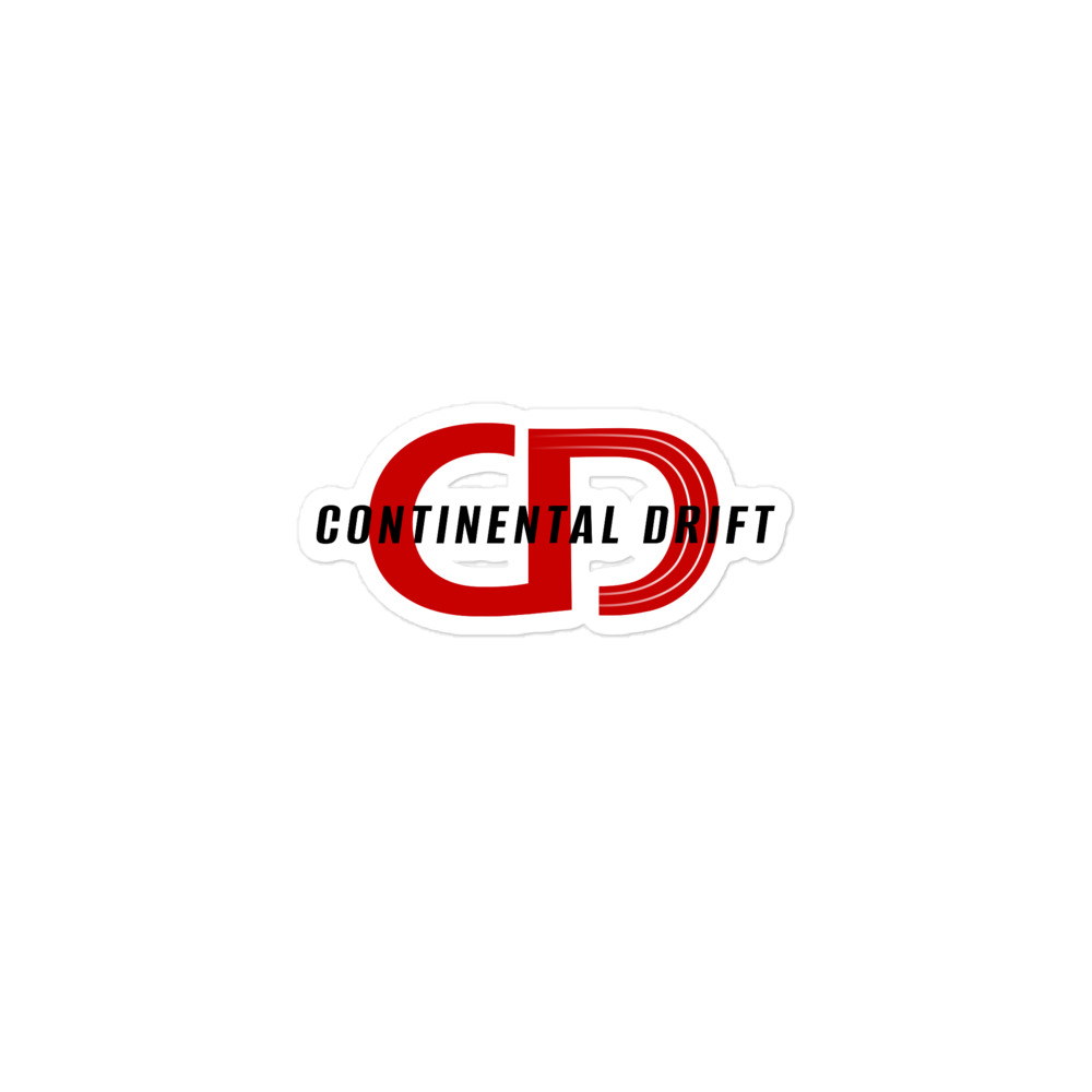 Continental Drift Sticker 3x3