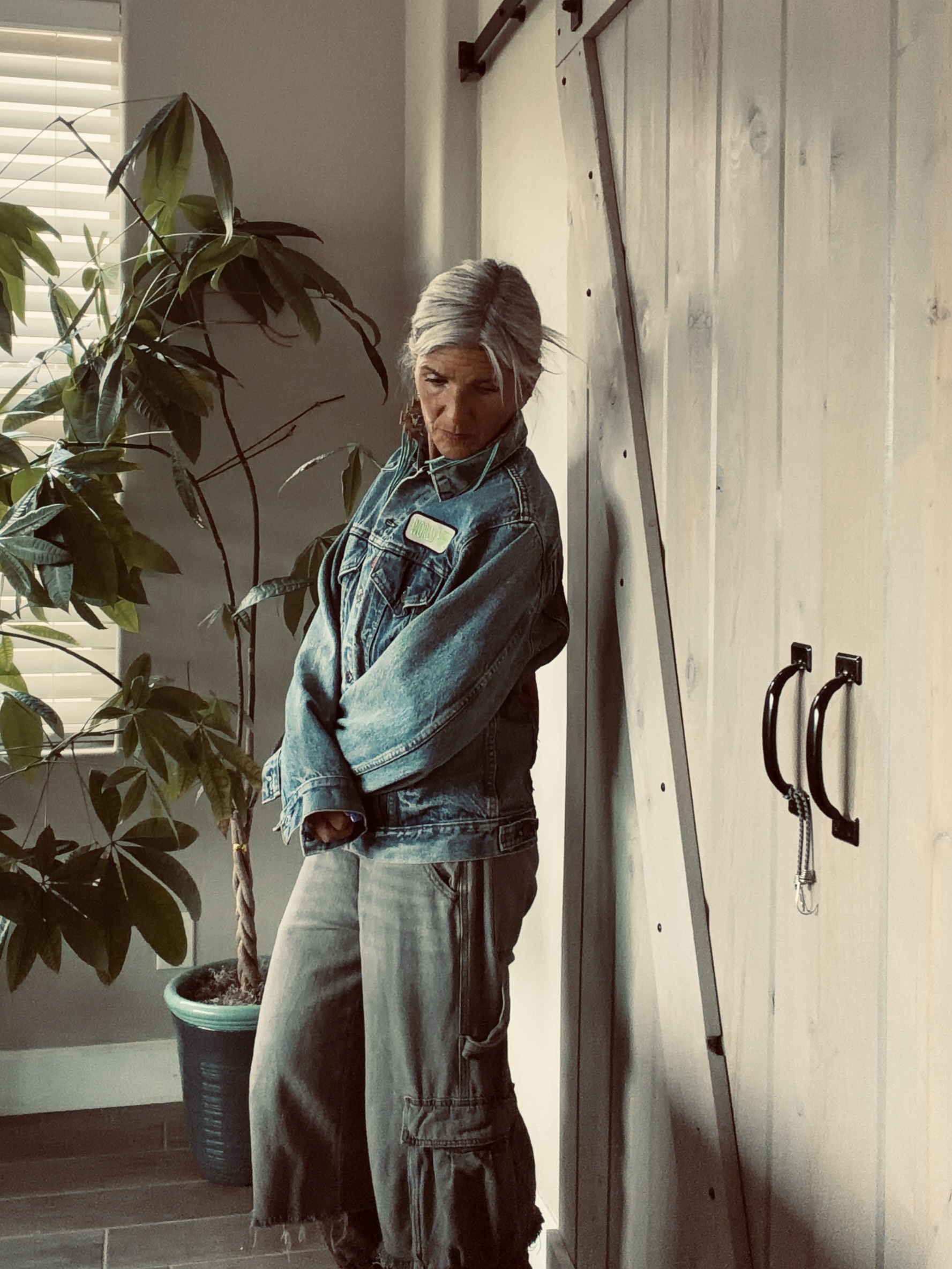 World Hippie Heritage Leather Art Levi's Jacket - Image 5