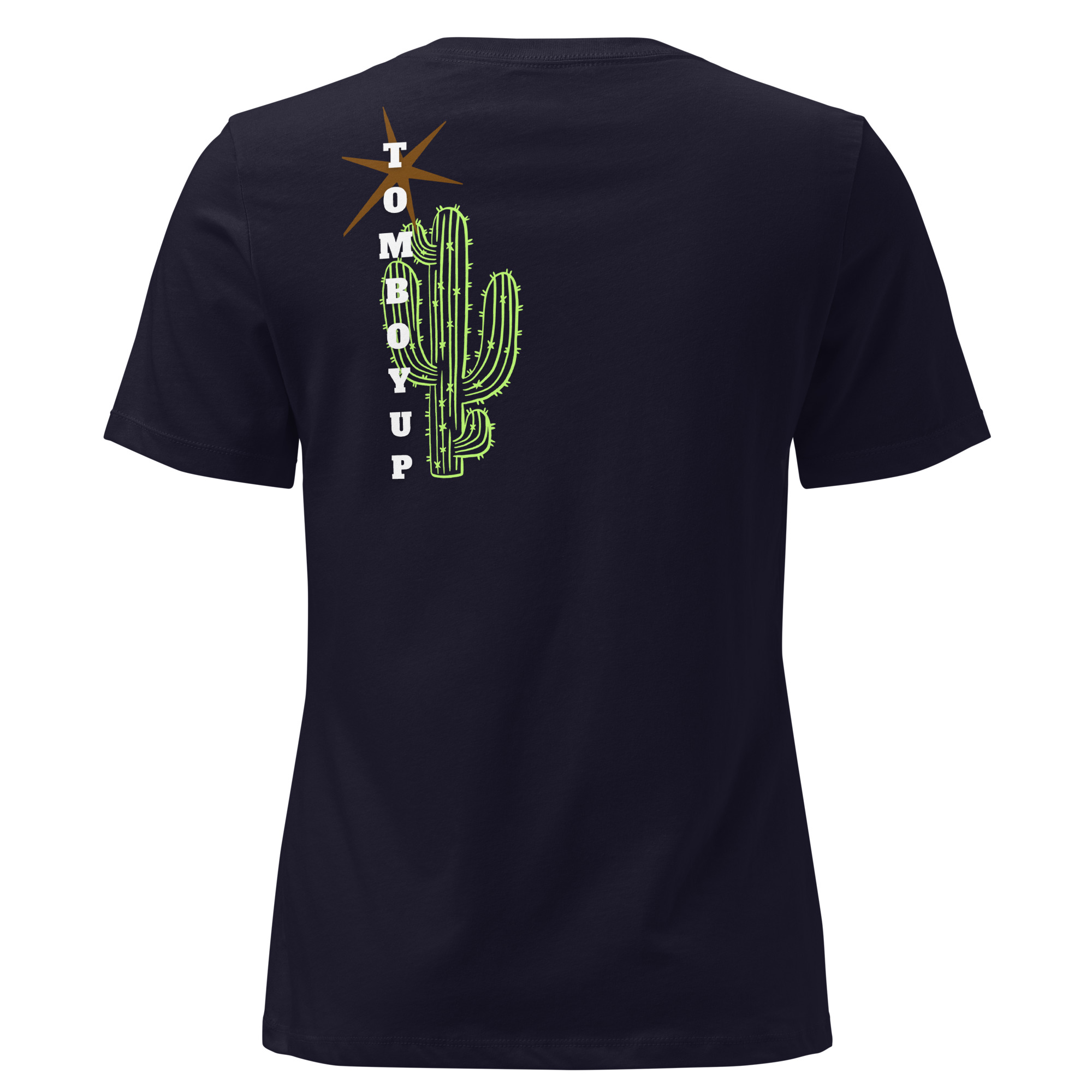 World Hippie Cactus Women's Relaxed T-Shirt, multiple sizes, tees category