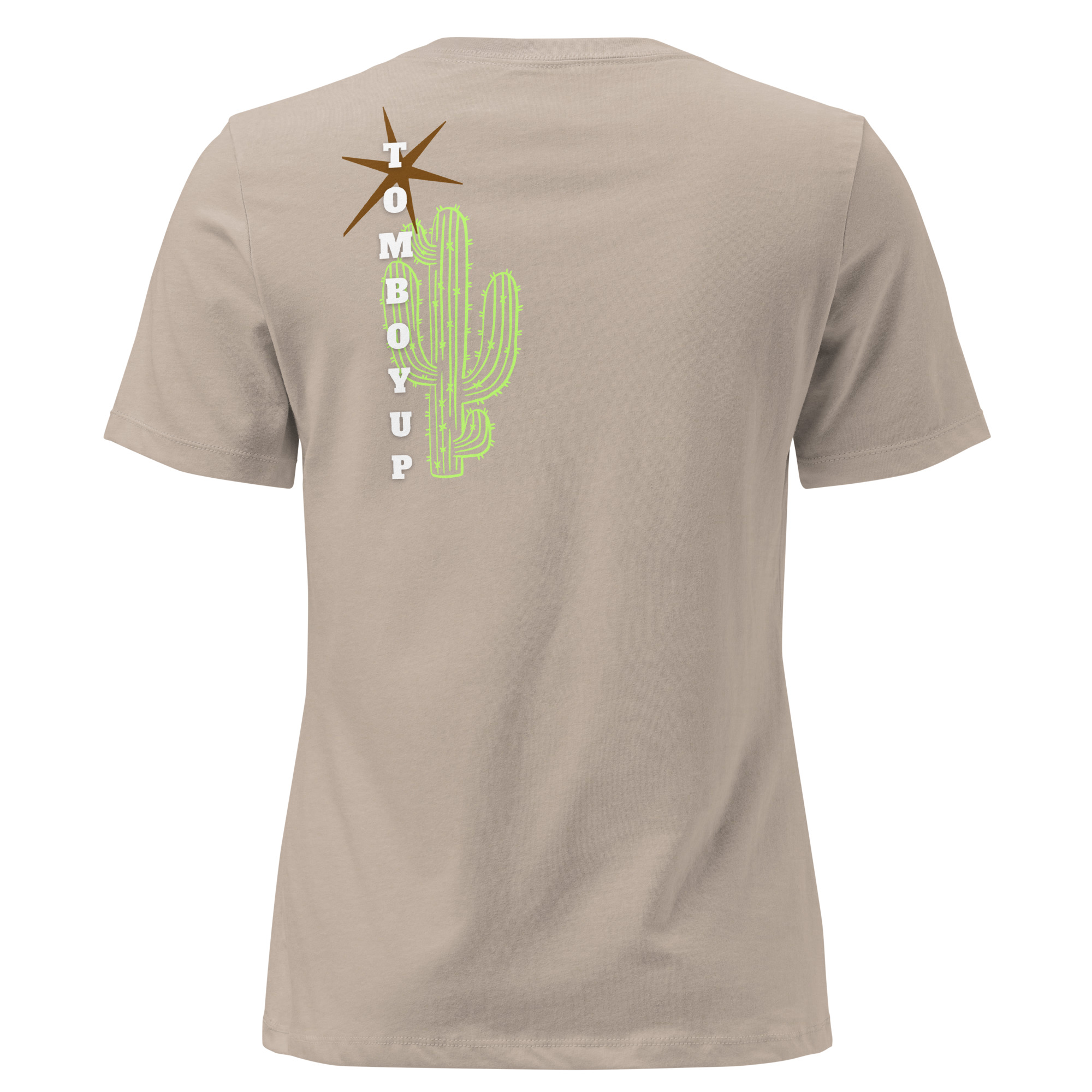 World Hippie Cactus Women's Relaxed T-Shirt, multiple sizes, tees category