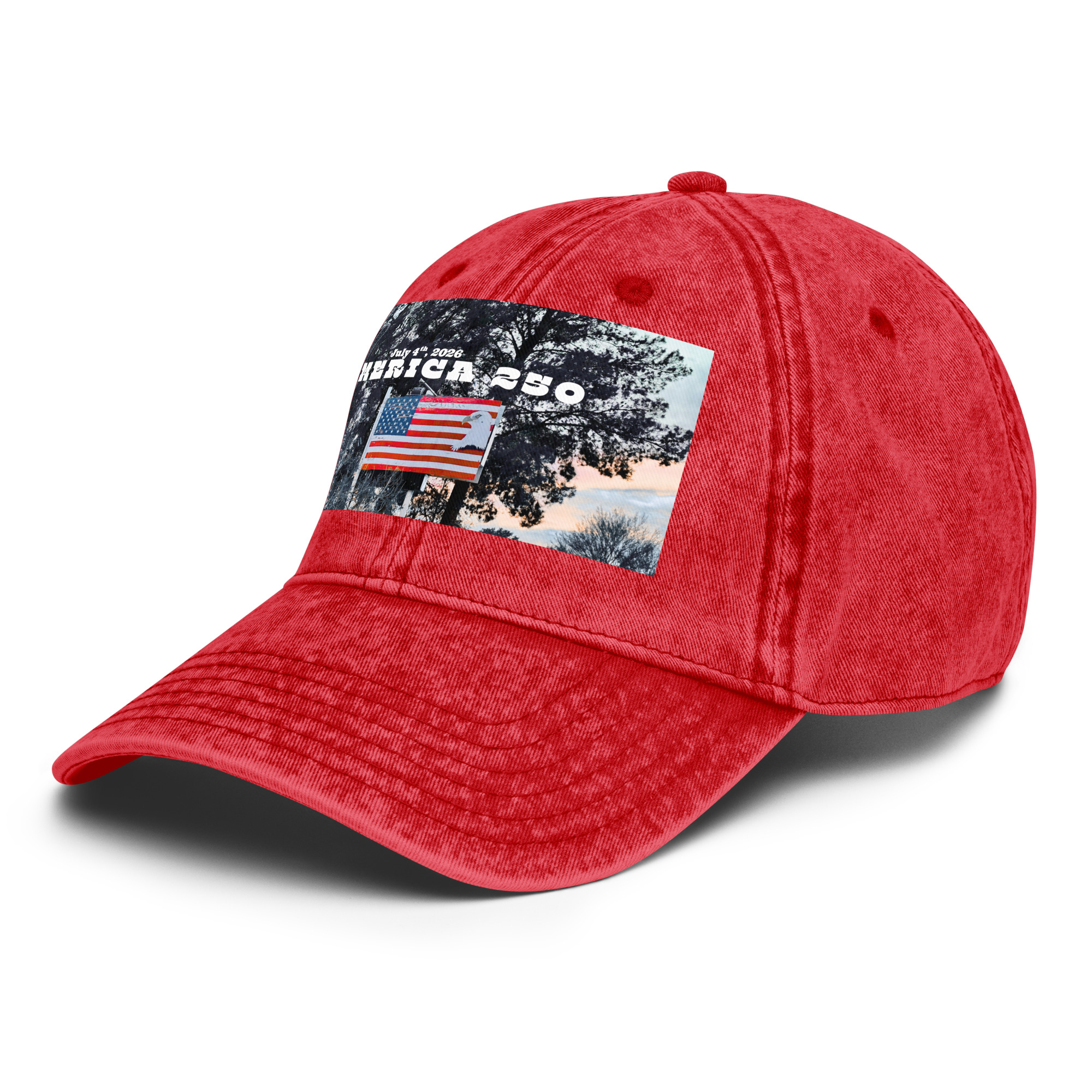 World Hippie America 250 Vintage Cotton Twill Cap, hats category