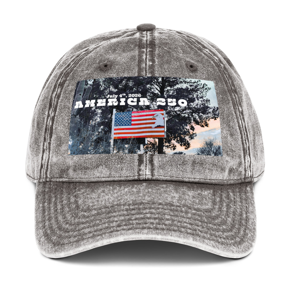 World Hippie America 250 Vintage Cotton Twill Cap, hats category