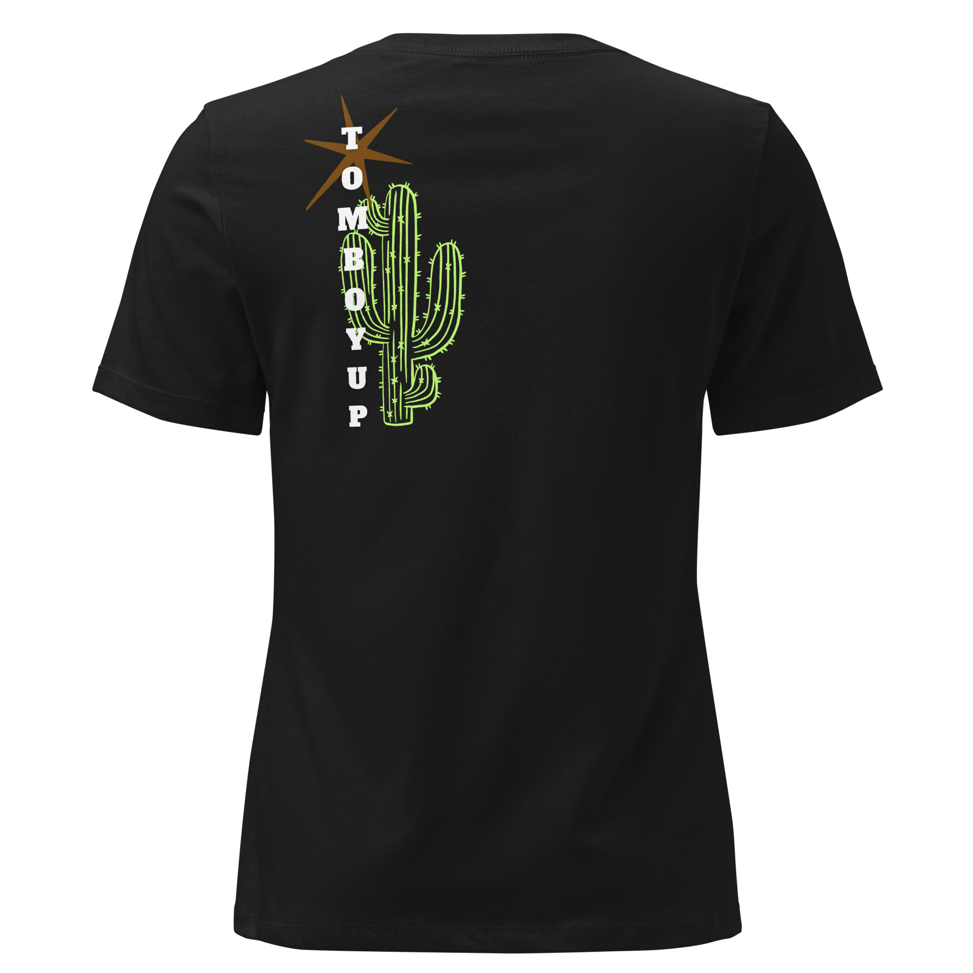 World Hippie Cactus Women's Relaxed T-Shirt, multiple sizes, tees category