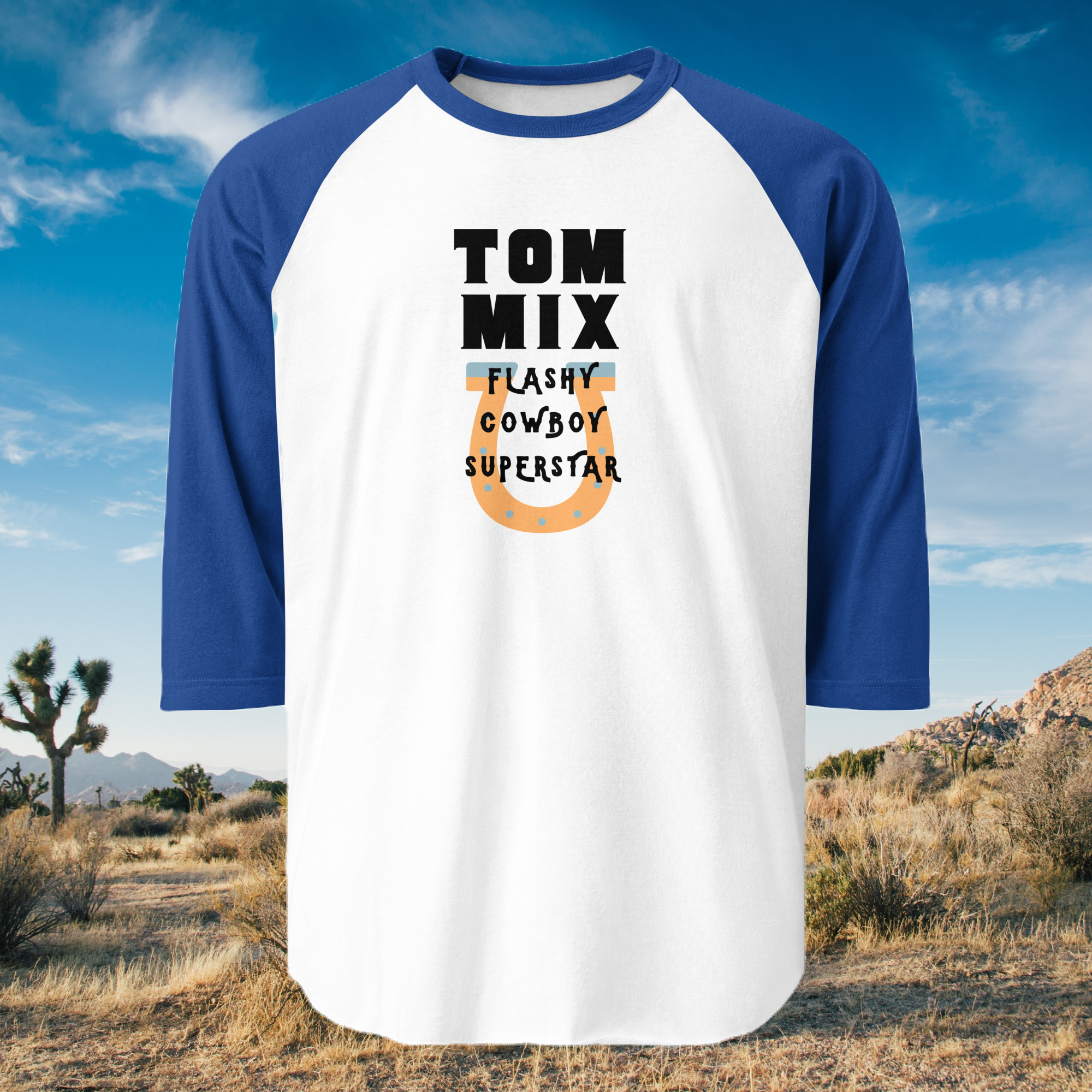 World Hippie TOM MIX Baseball Tee, multiple sizes, tees category