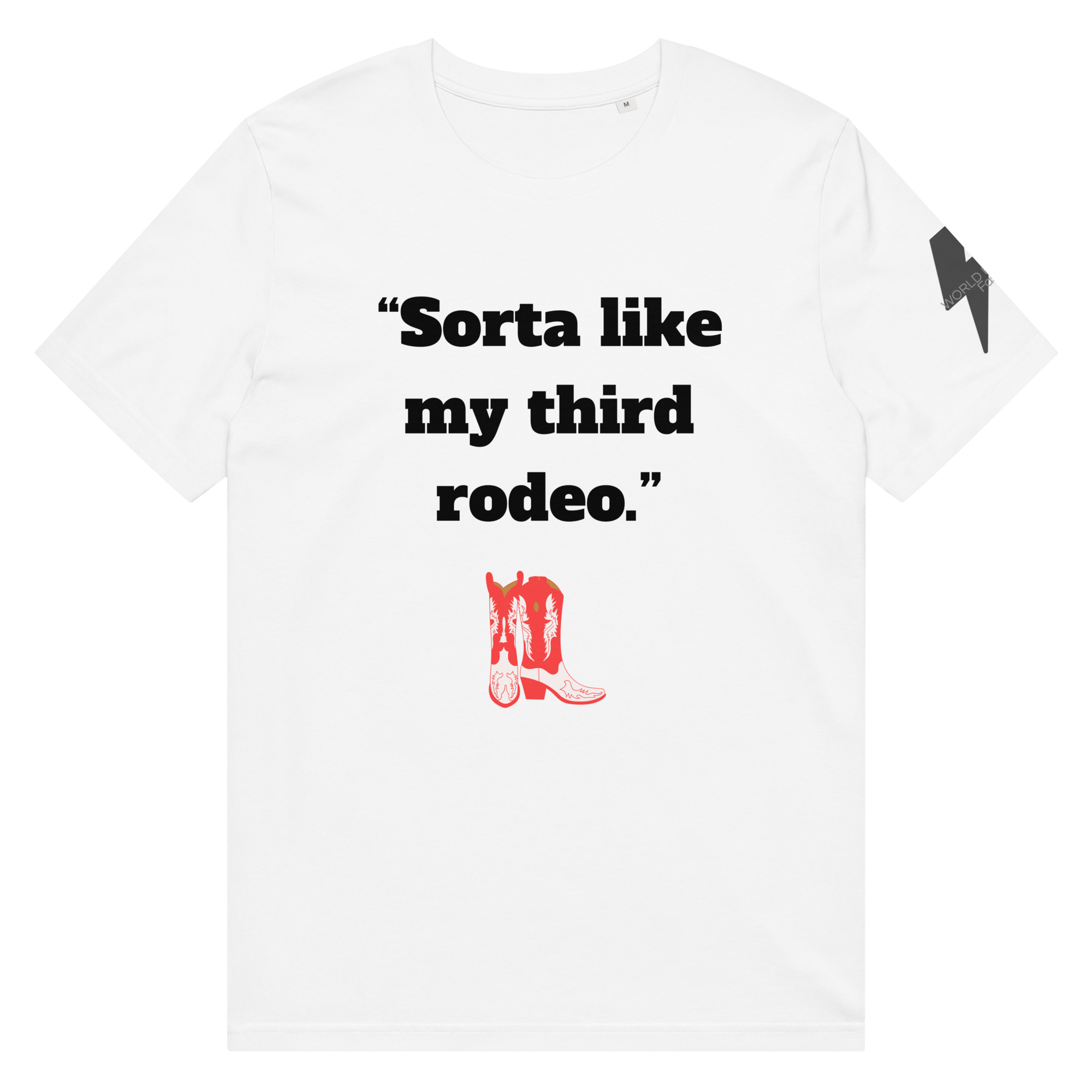 World Hippie Third Rodeo Organic Mid-Light T-Shirt, multiple sizes, tees category