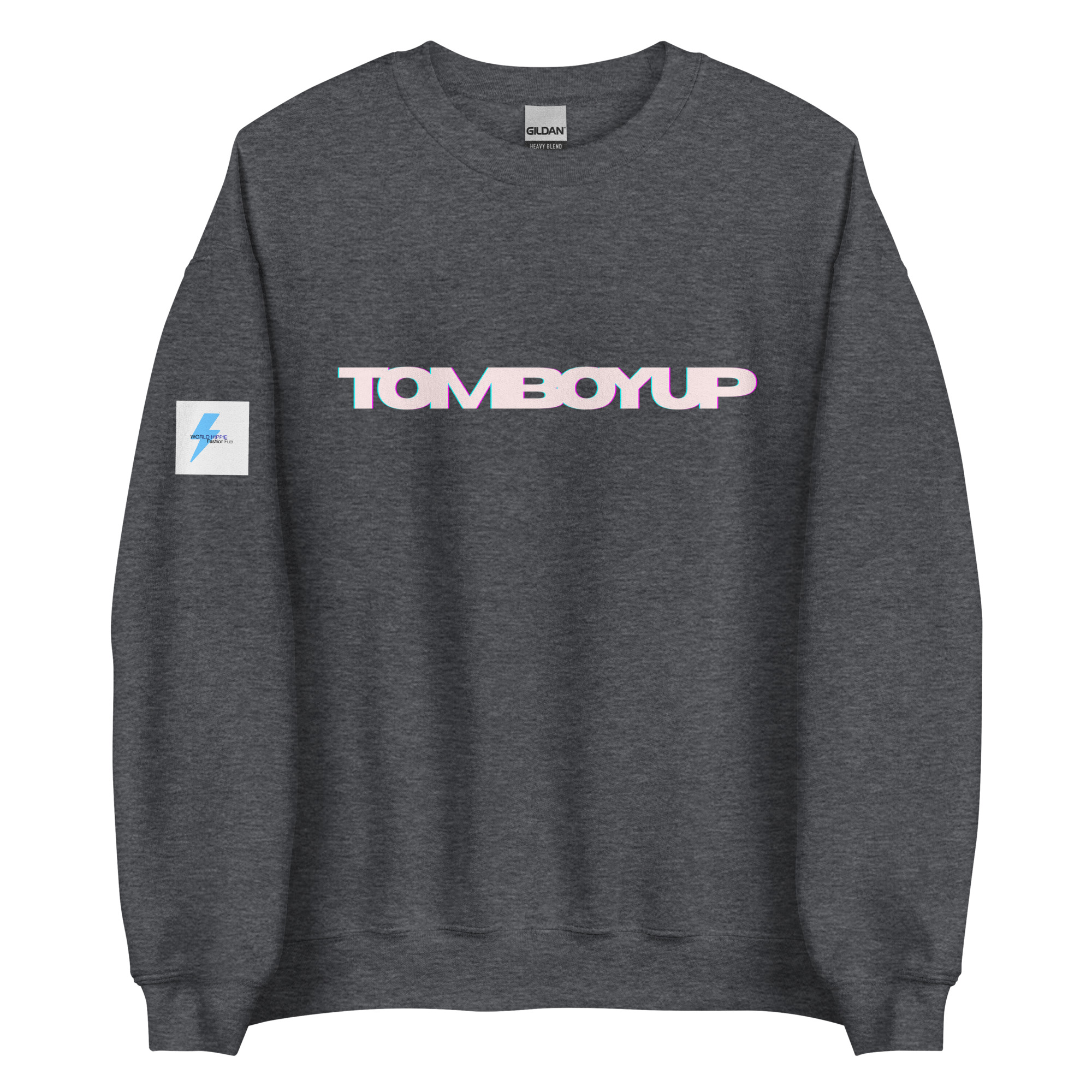 World Hippie TOMBOYUP Unisex Sweatshirt, multiple sizes, hoodies/sweatshirts category