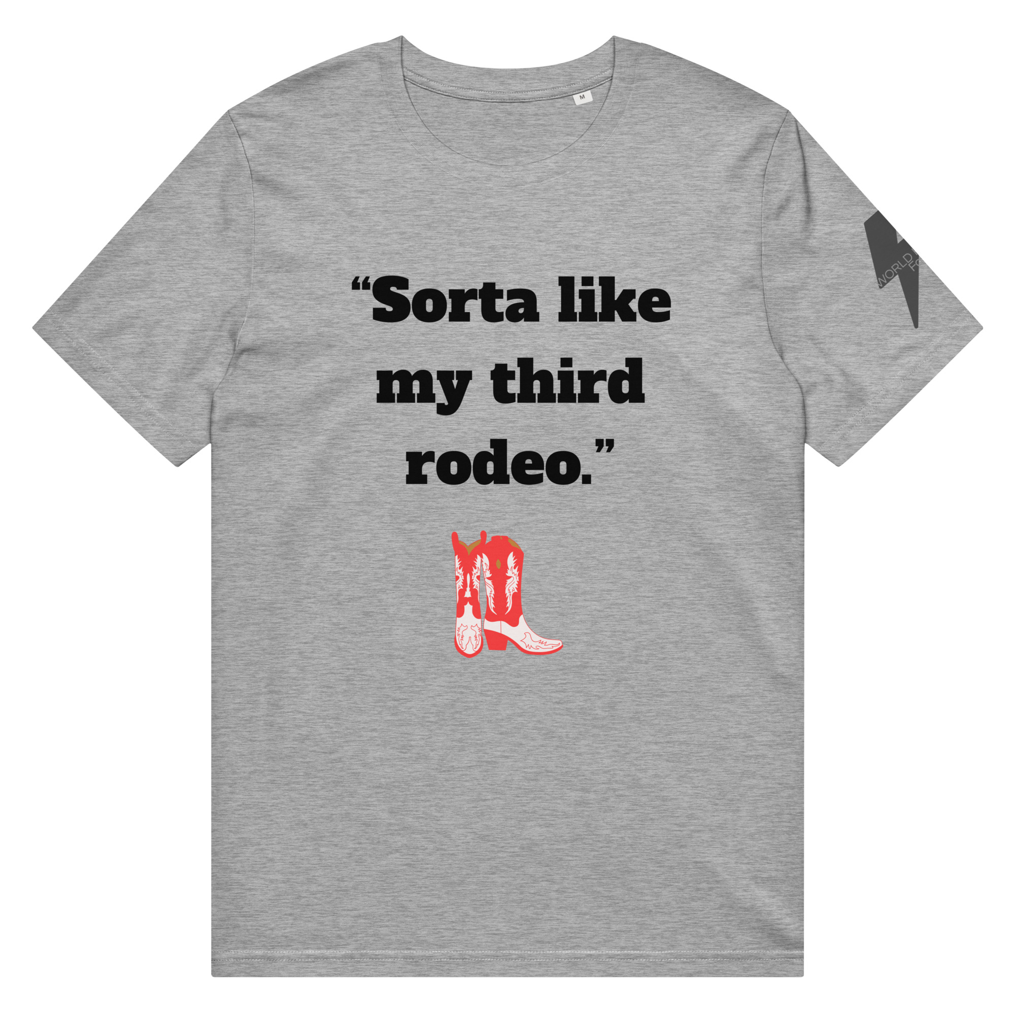World Hippie Third Rodeo Organic Mid-Light T-Shirt, multiple sizes, tees category