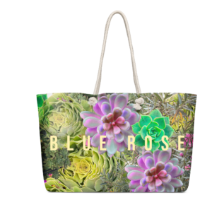 Blue Rose Bold Weekender Bag