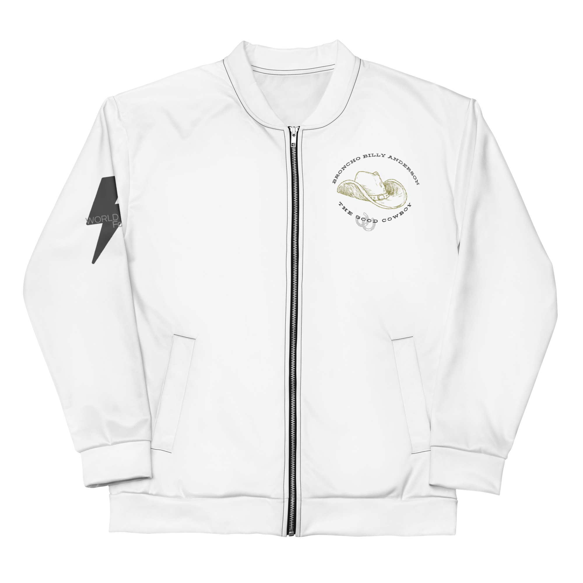 World Hippie Broncho Billy Unisex Bomber Jacket, multiple sizes, jackets/outwear category