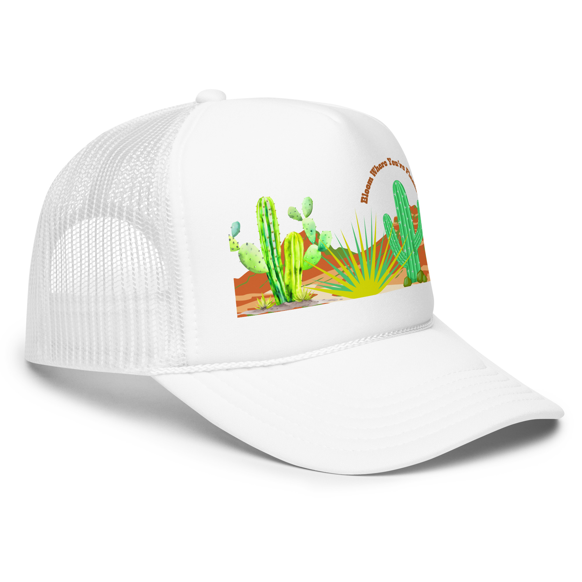 'Bloom' 2 Foam trucker hat - Image 16