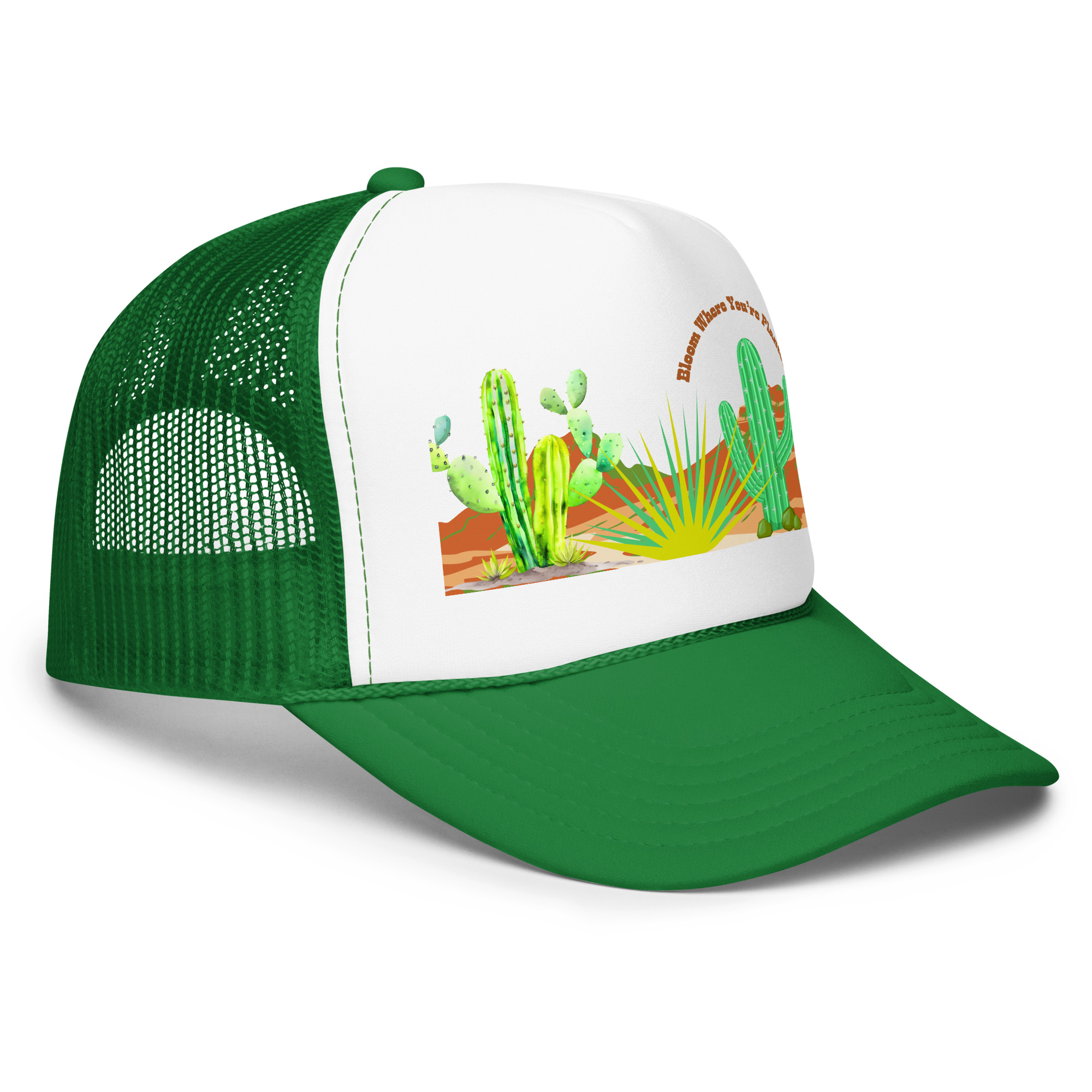 'Bloom' 2 Foam trucker hat - Image 12