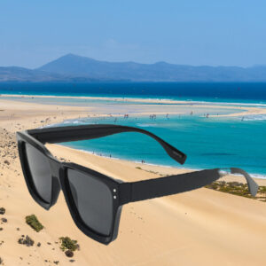 Square Chunky Black Sunglasses