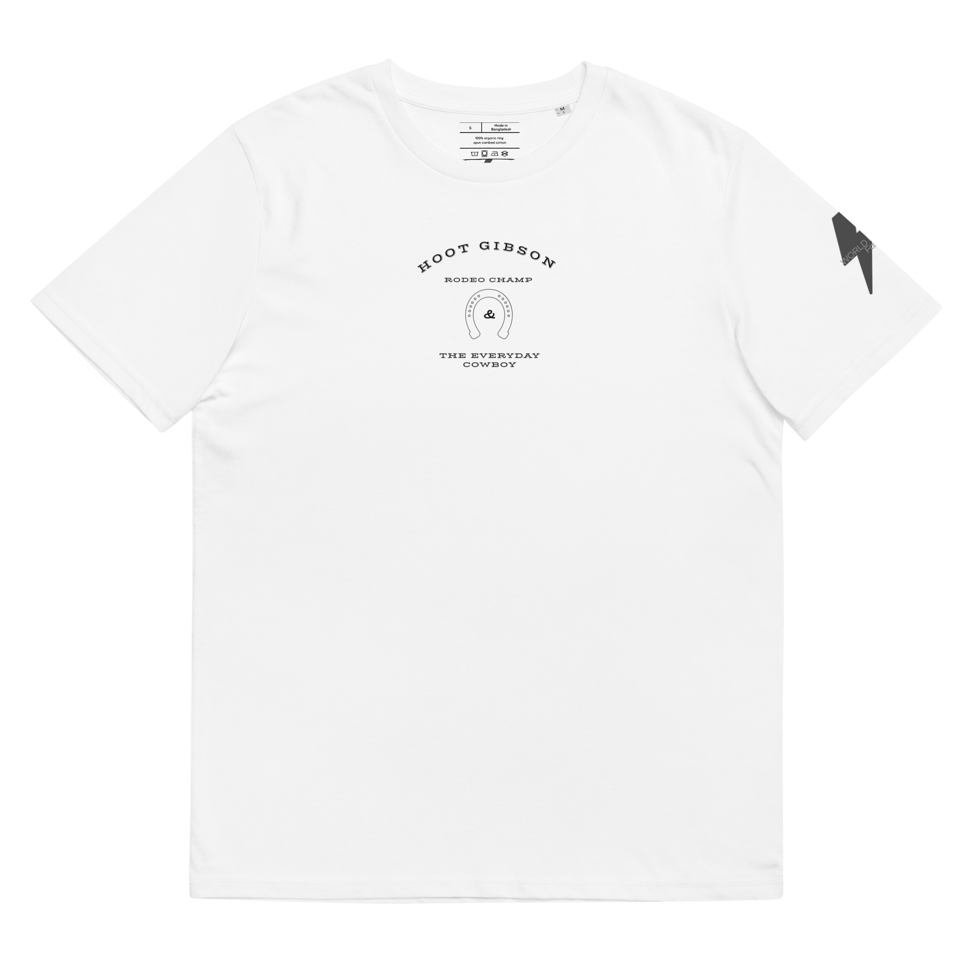 World Hippie Unisex Organic Ribbed Neck T-Shirt, multiple sizes, tees category