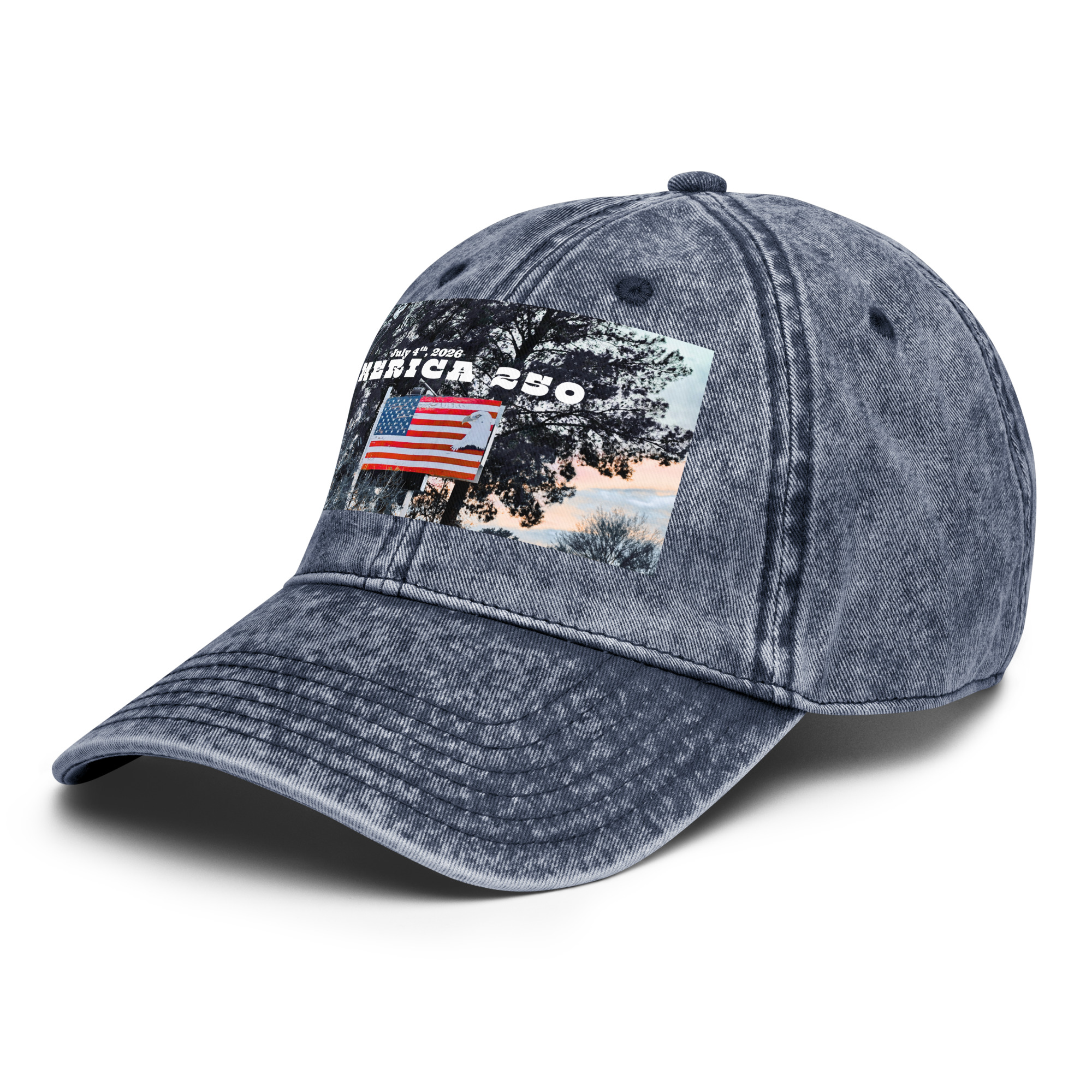 World Hippie America 250 Vintage Cotton Twill Cap, hats category