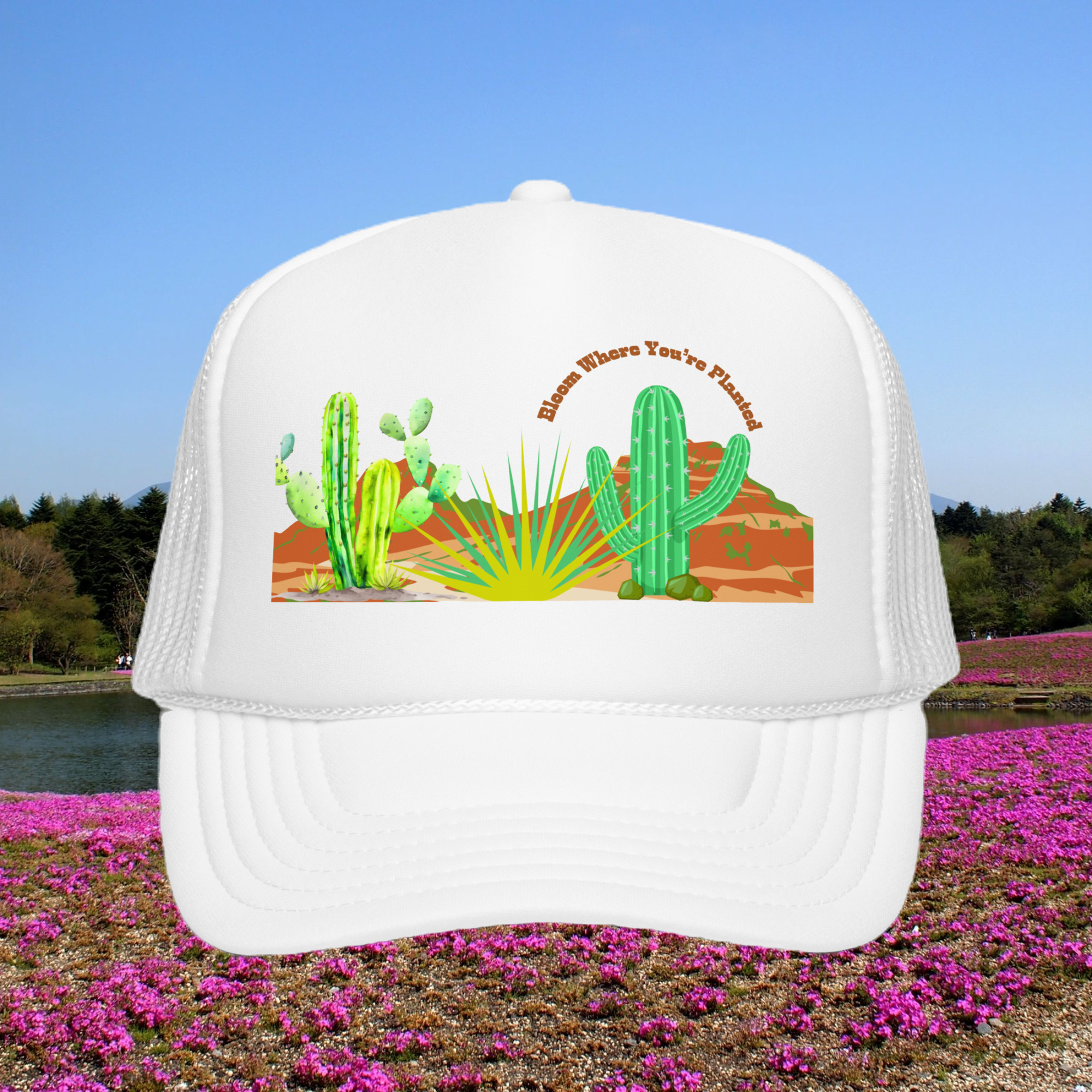 'Bloom' 2 Foam trucker hat - Image 7