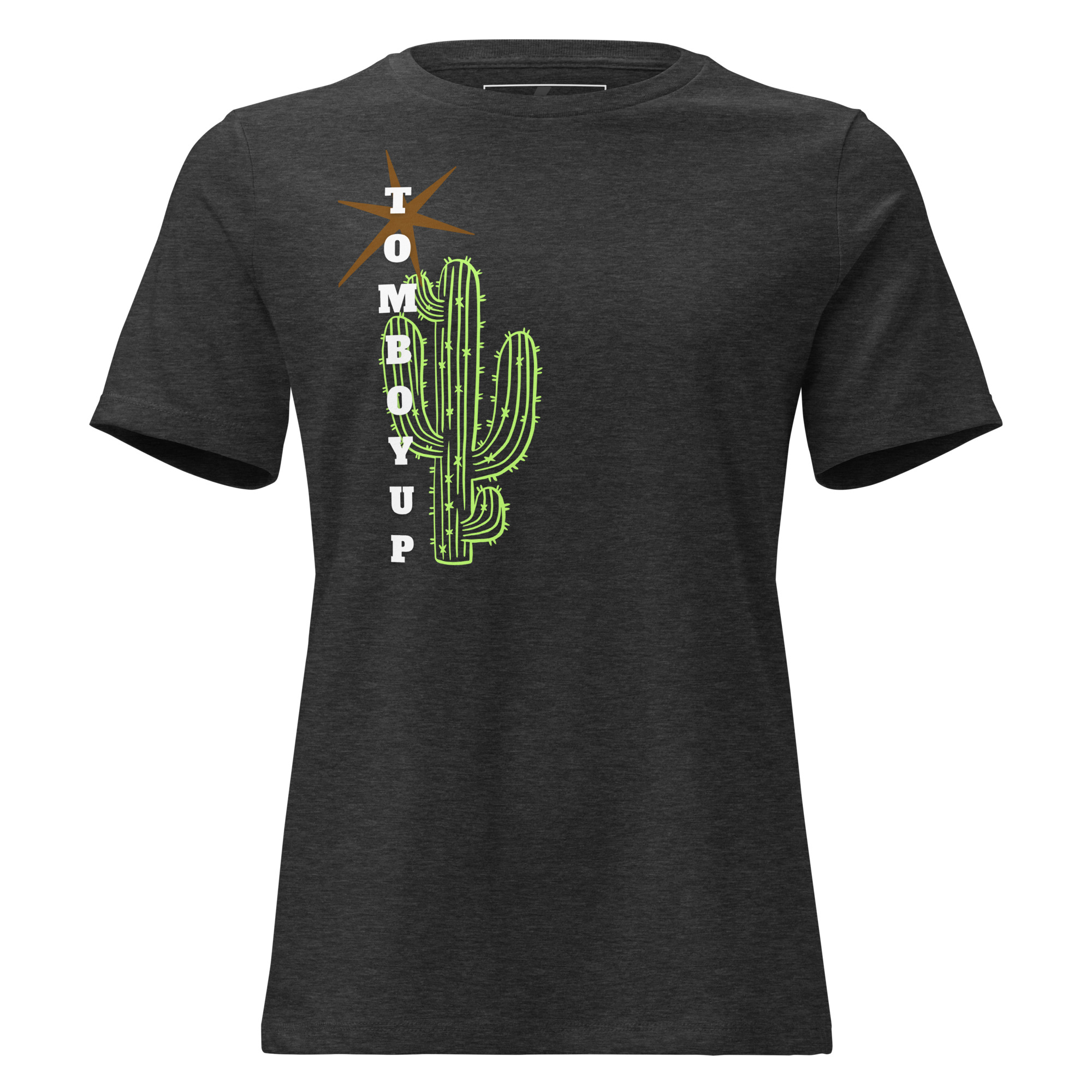 World Hippie Cactus Women's Relaxed T-Shirt, multiple sizes, tees category
