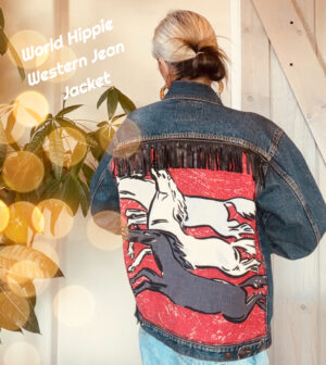 World Hippie Western Jean Jacket
