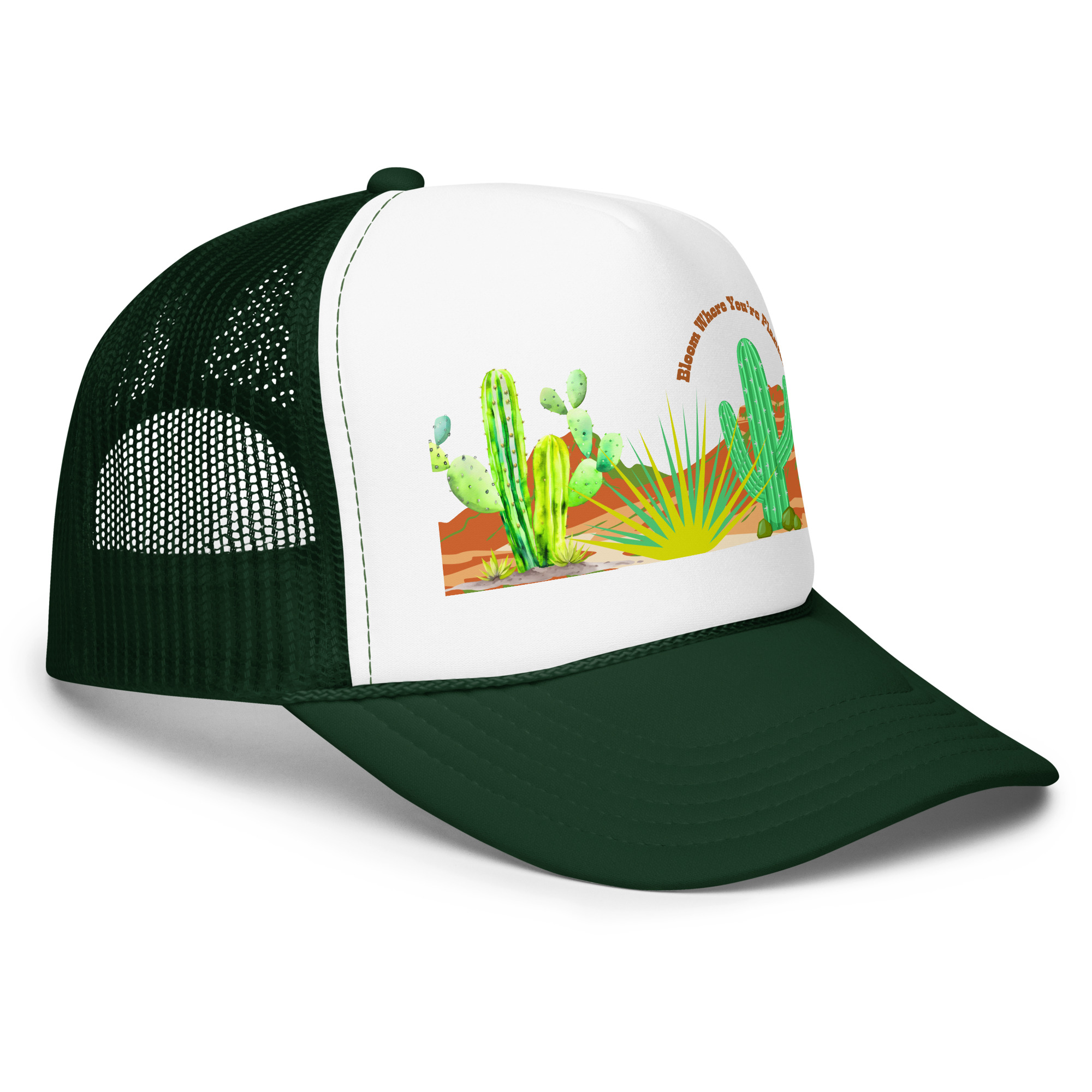 'Bloom' 2 Foam trucker hat - Image 10
