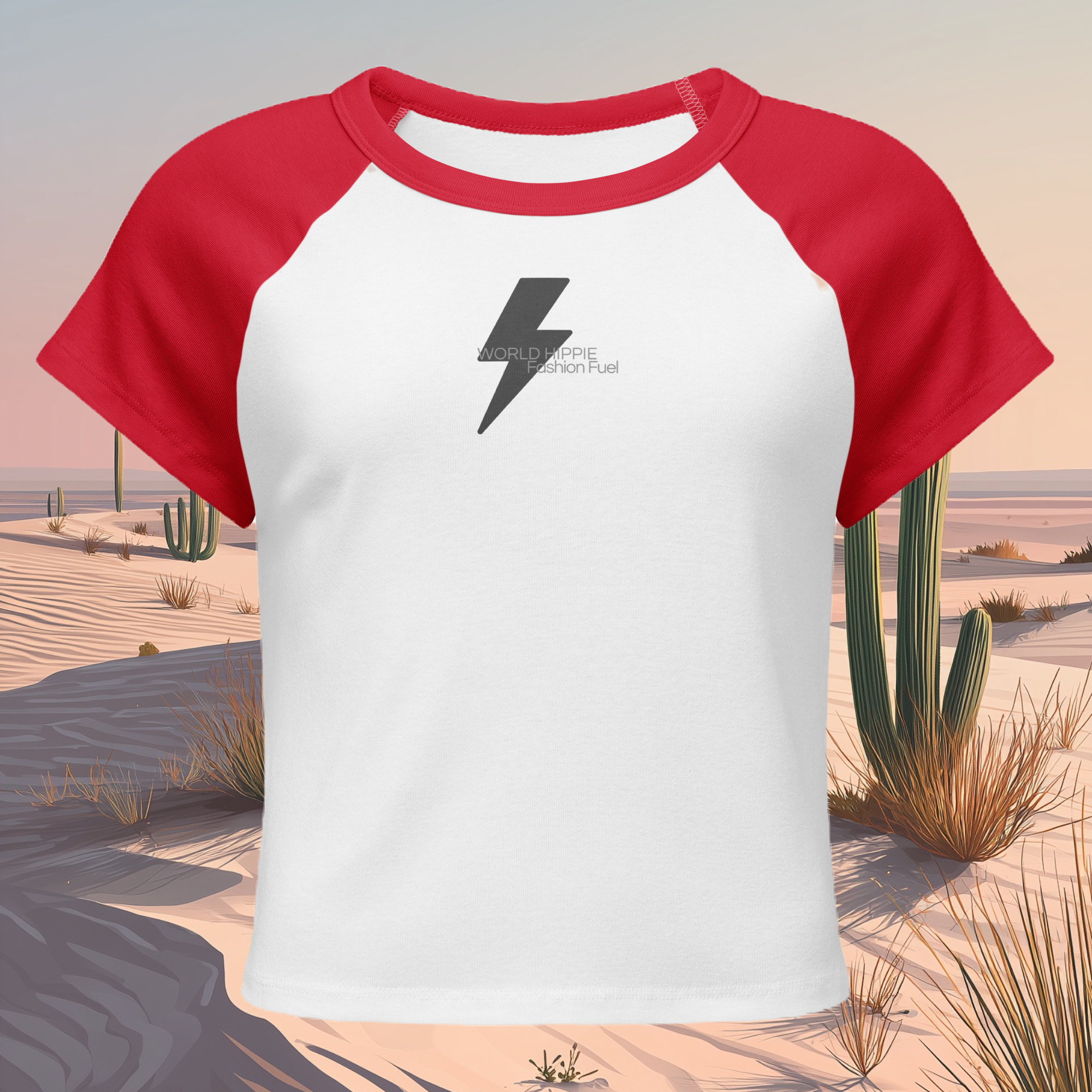 World Hippie W.H. Logo Crop Baby Tee, multiple sizes, tees category