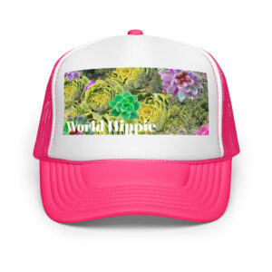 Blue Rose Foam Trucker Hat